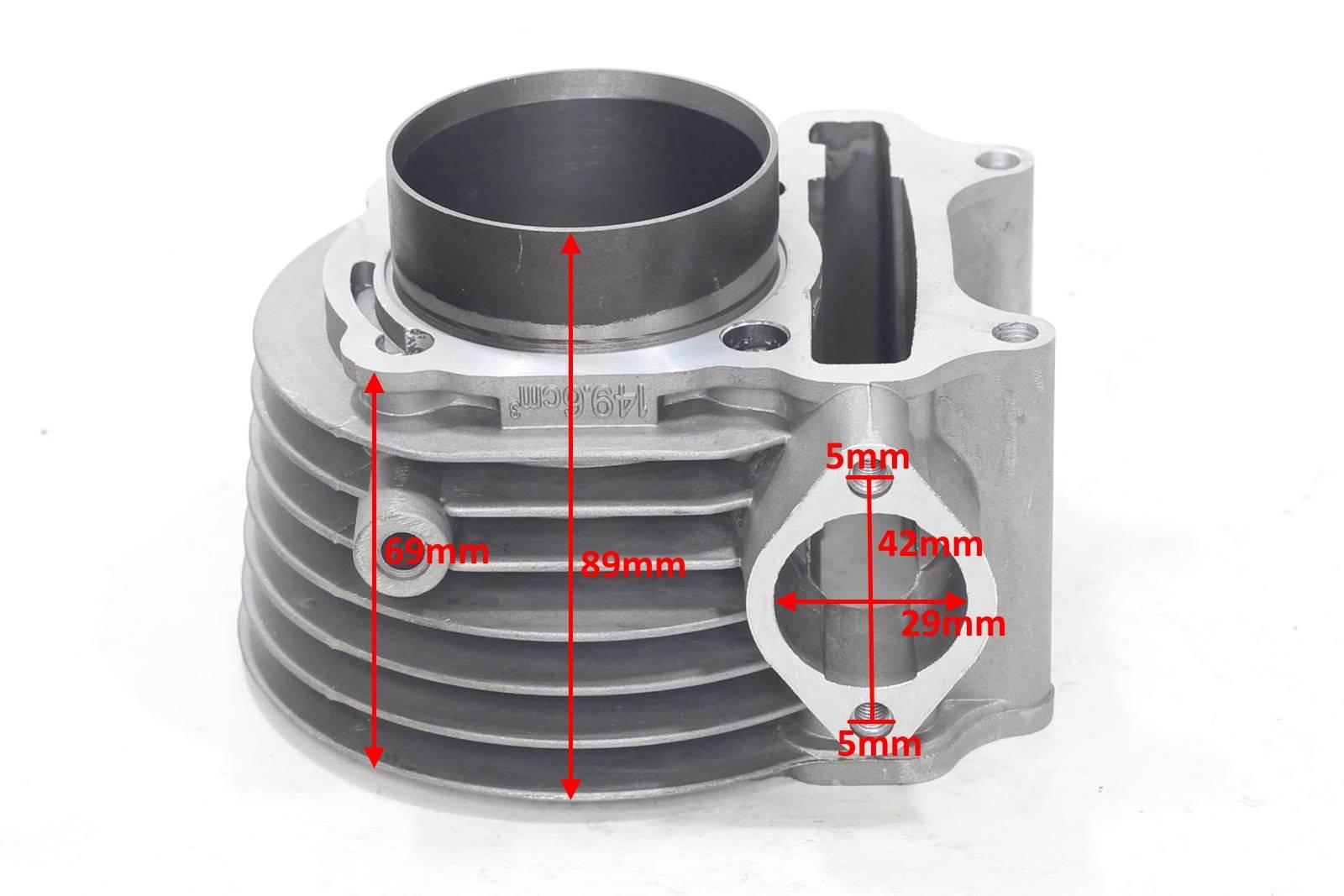 Cylinder Gy6-150 Atv 150 57.4Mm Pin 15Mm Kpl. Hw - zdjęcie 2