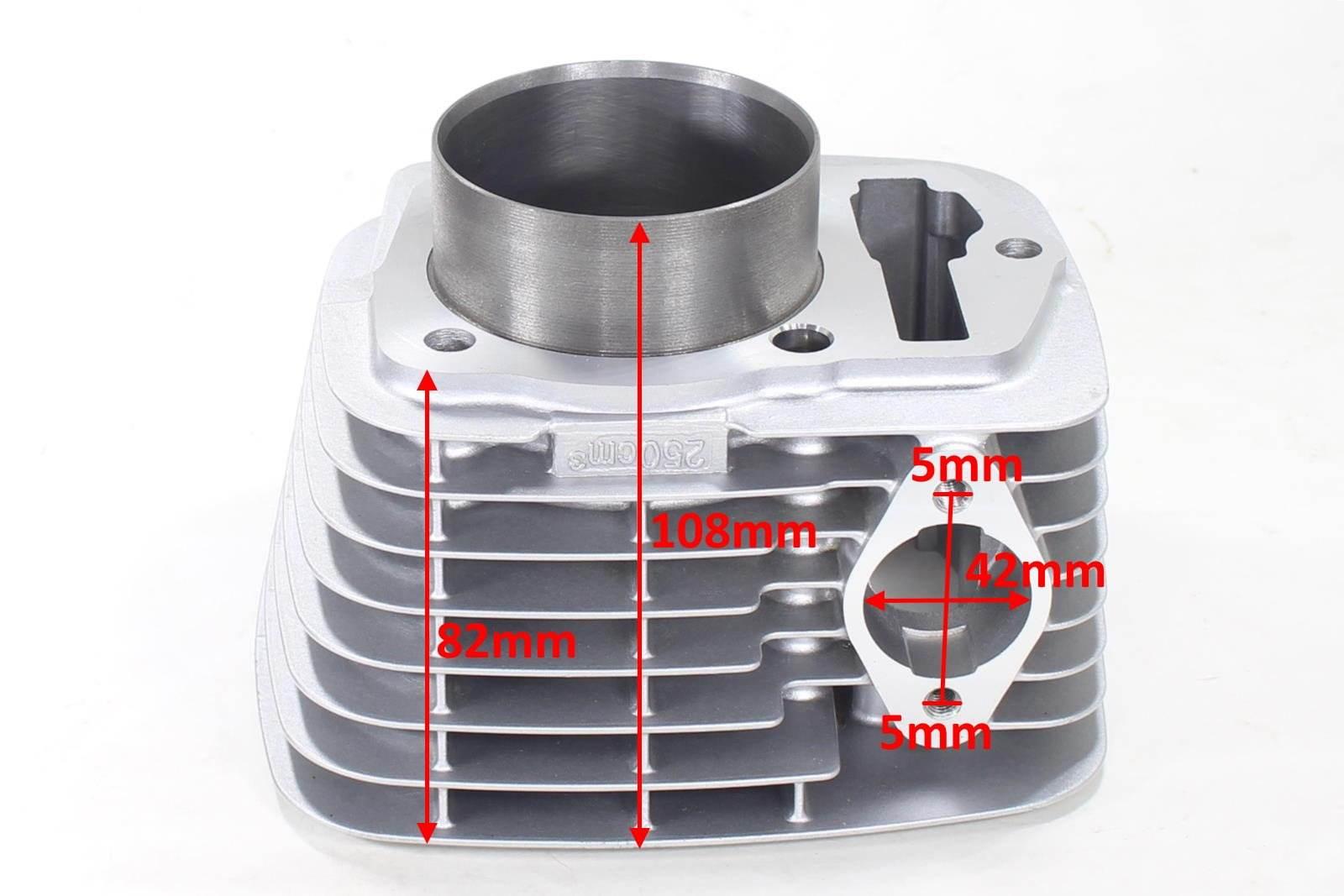 Cylinder Honda Cb 250 65.5Mm Romet Crs/Zk Hw - zdjęcie 2