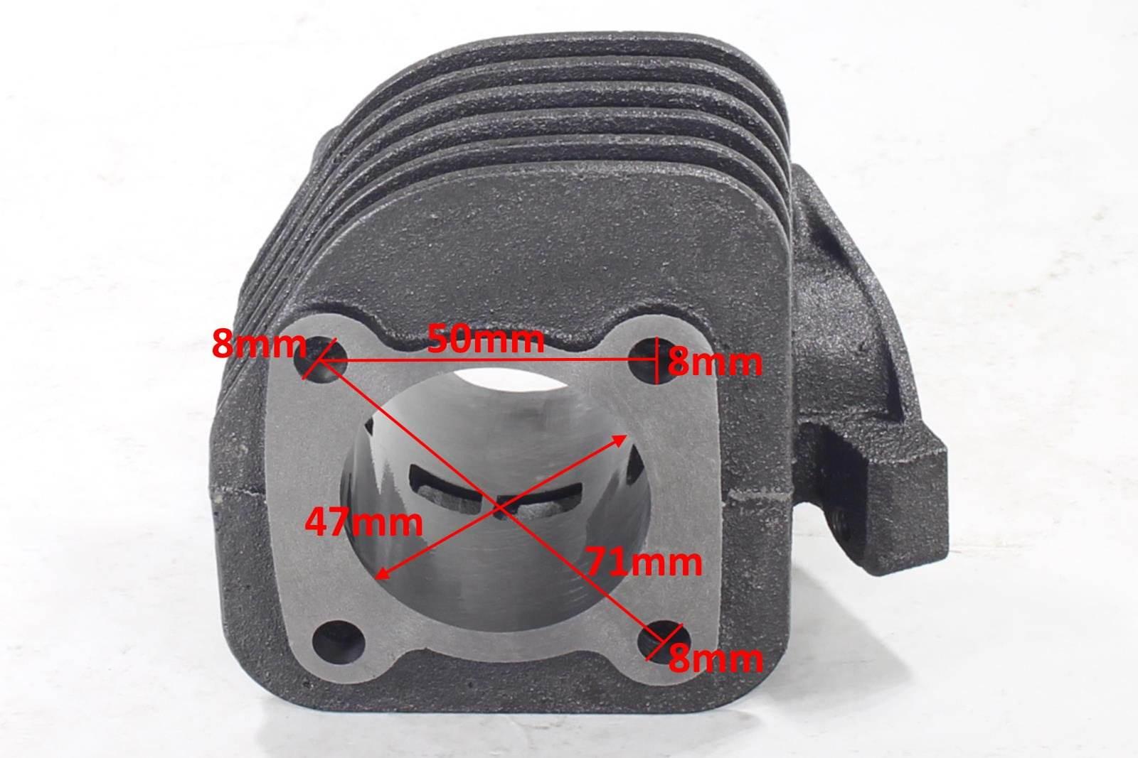 Cylinder Keeway Cpi Zipp 70 47Mm 2T Pin 12Mm Hw - zdjęcie 4