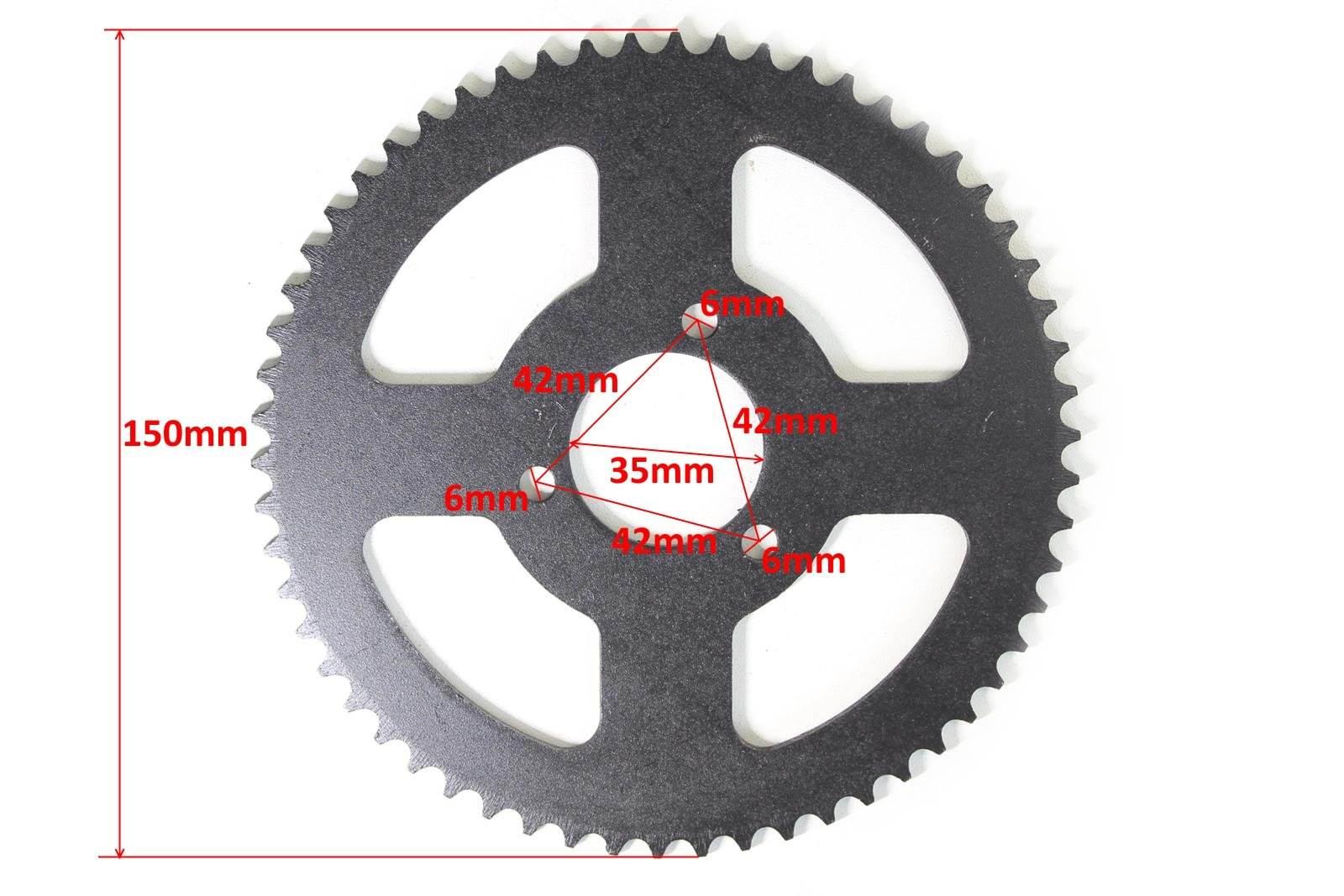 Zębatka Tył Pocket T8F 58Z 35Mm Hb