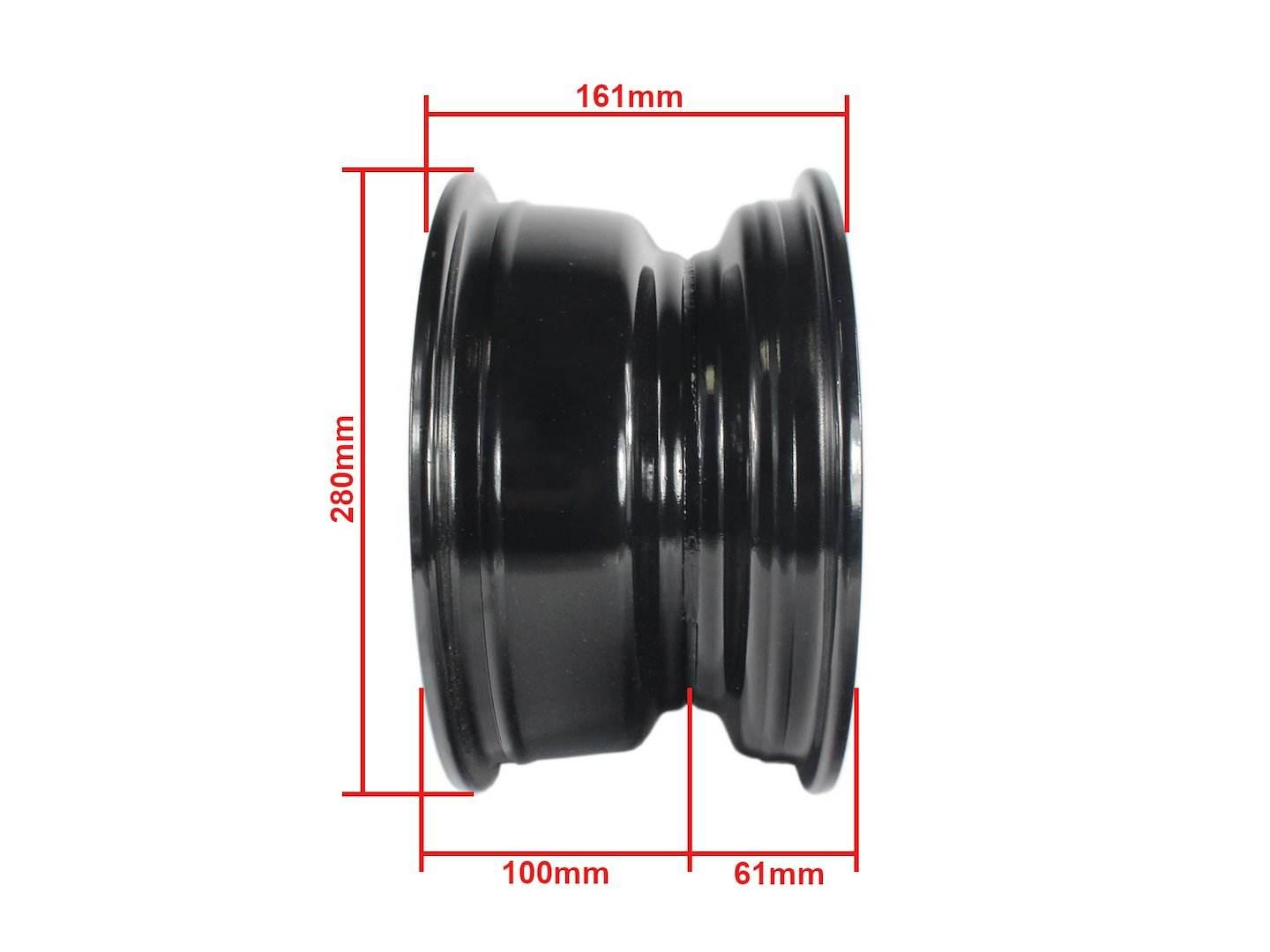 Felga Atv 10" Przód Atv 200 Bashan Czarna Wb - zdjęcie 3