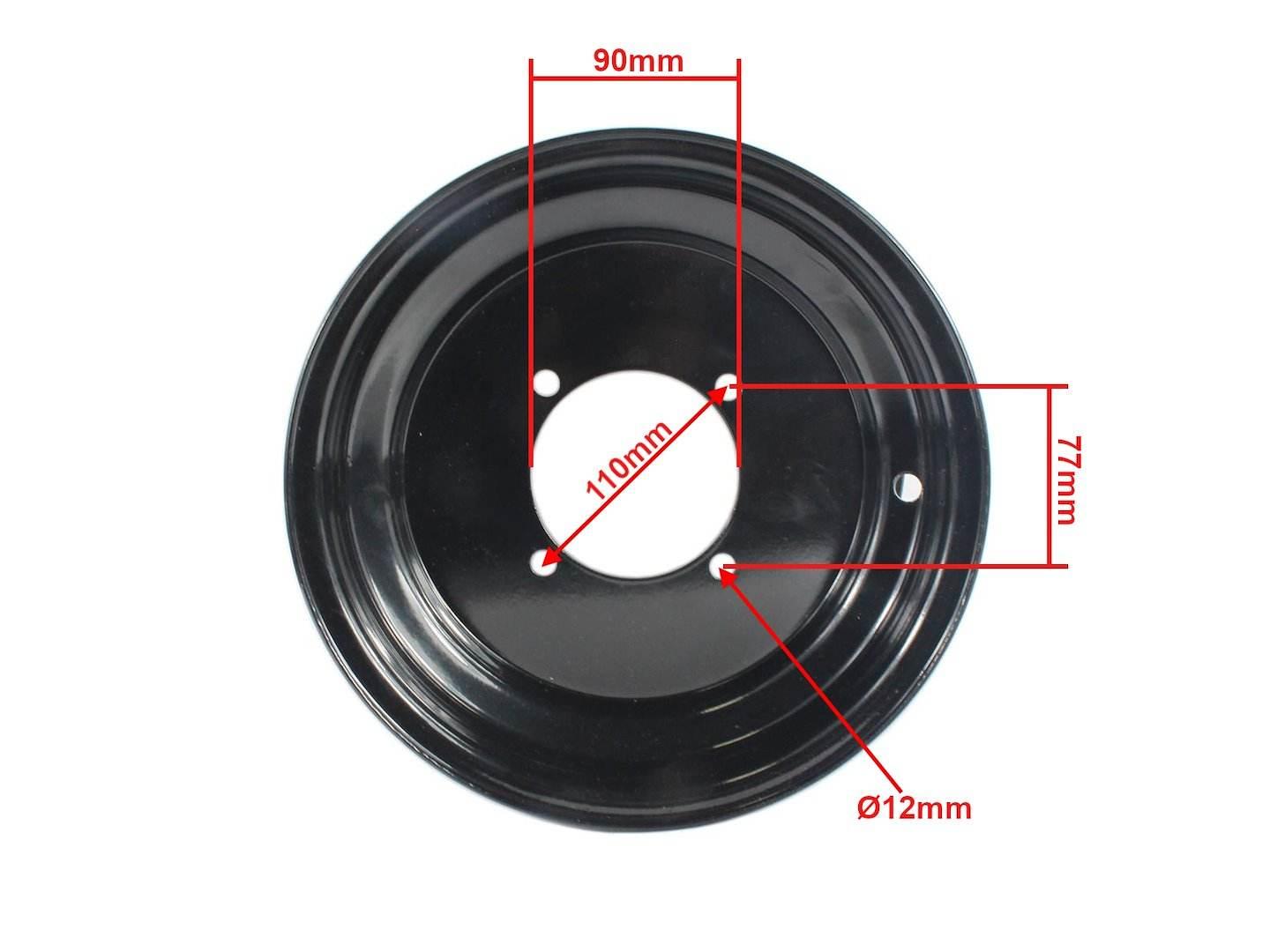 Felga Atv 10" Przód Atv 200 Bashan Czarna Wb - zdjęcie 5
