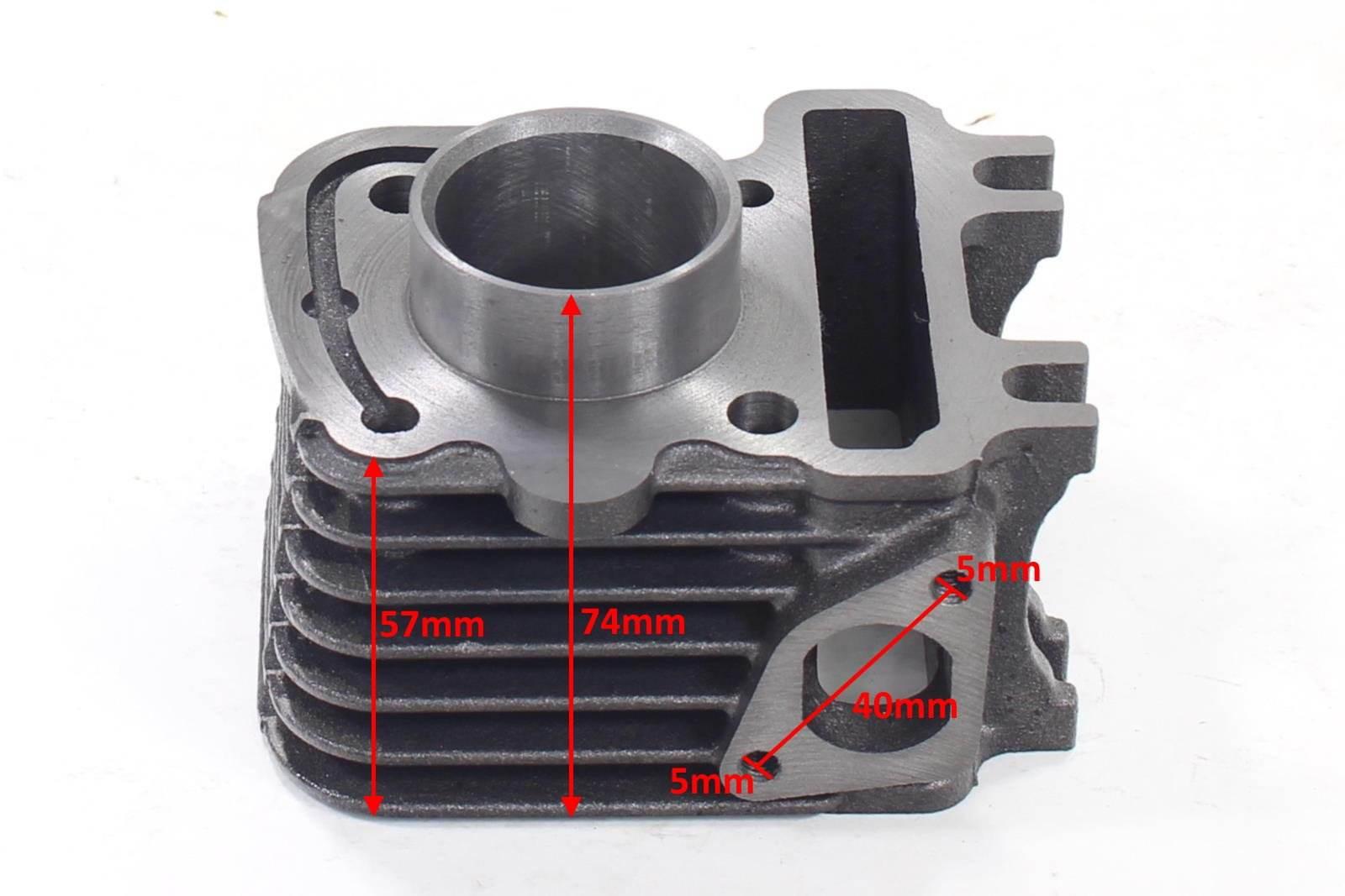 Cylinder Piaggio Fly 50 39Mm Ac 4V 4T Pin 13Mm Liberty Vespa Zip Derbi Atla - zdjęcie 2