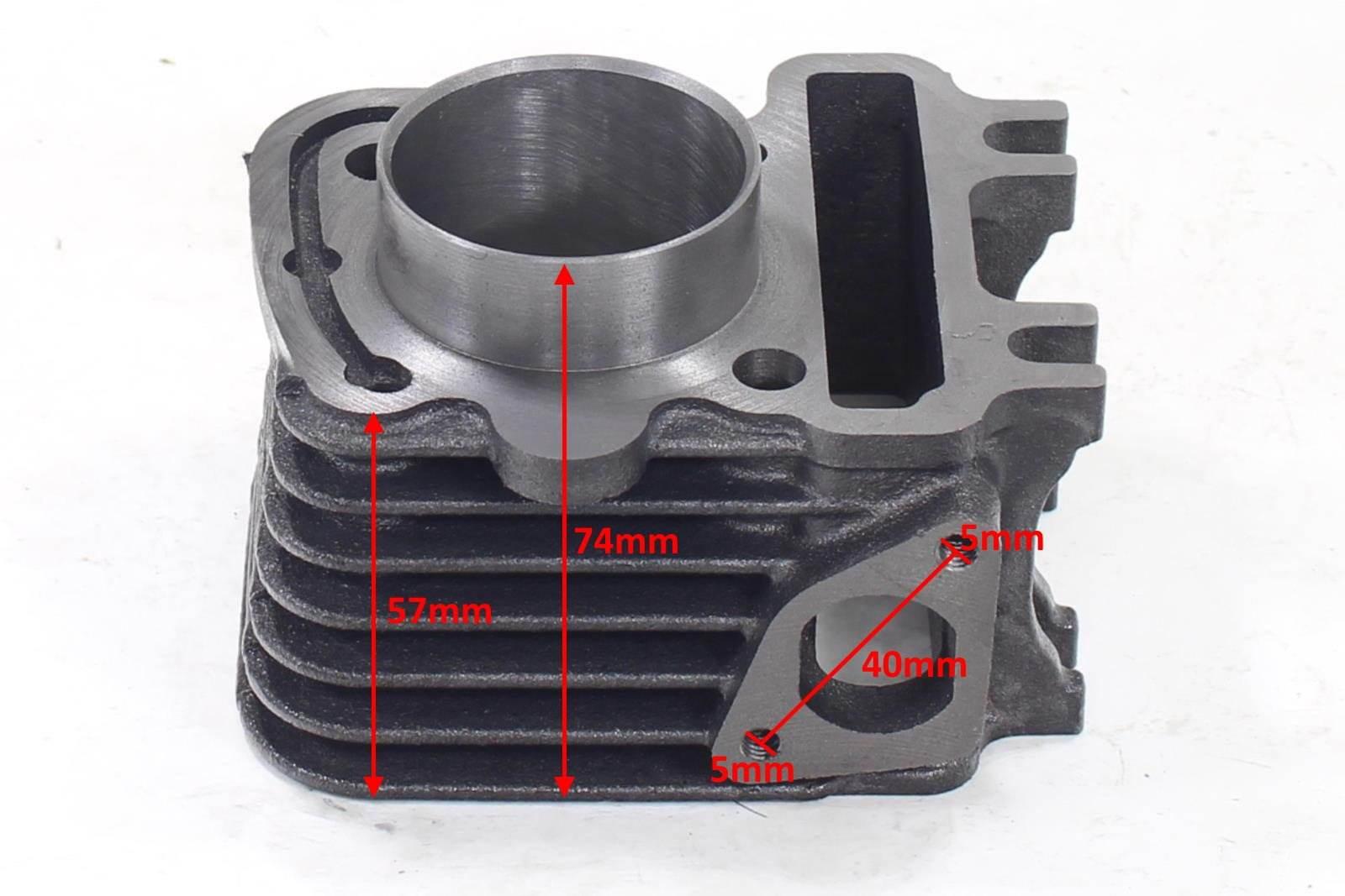 Cylinder Piaggio Fly 70 47Mm Ac 4V 4T Pin 13Mm Liberty Vespa Zip Derbi Atla - zdjęcie 2