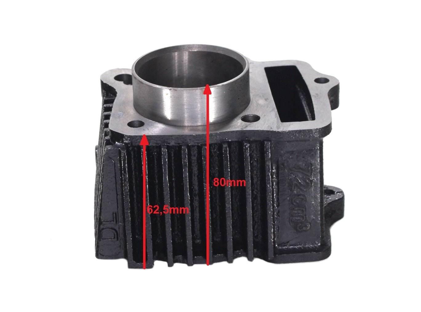 Cylinder Atv 70 47Mm Pin 13Mm Street Zestaw Z Głowicą Tz Silnik Poziomy Z O - zdjęcie 8