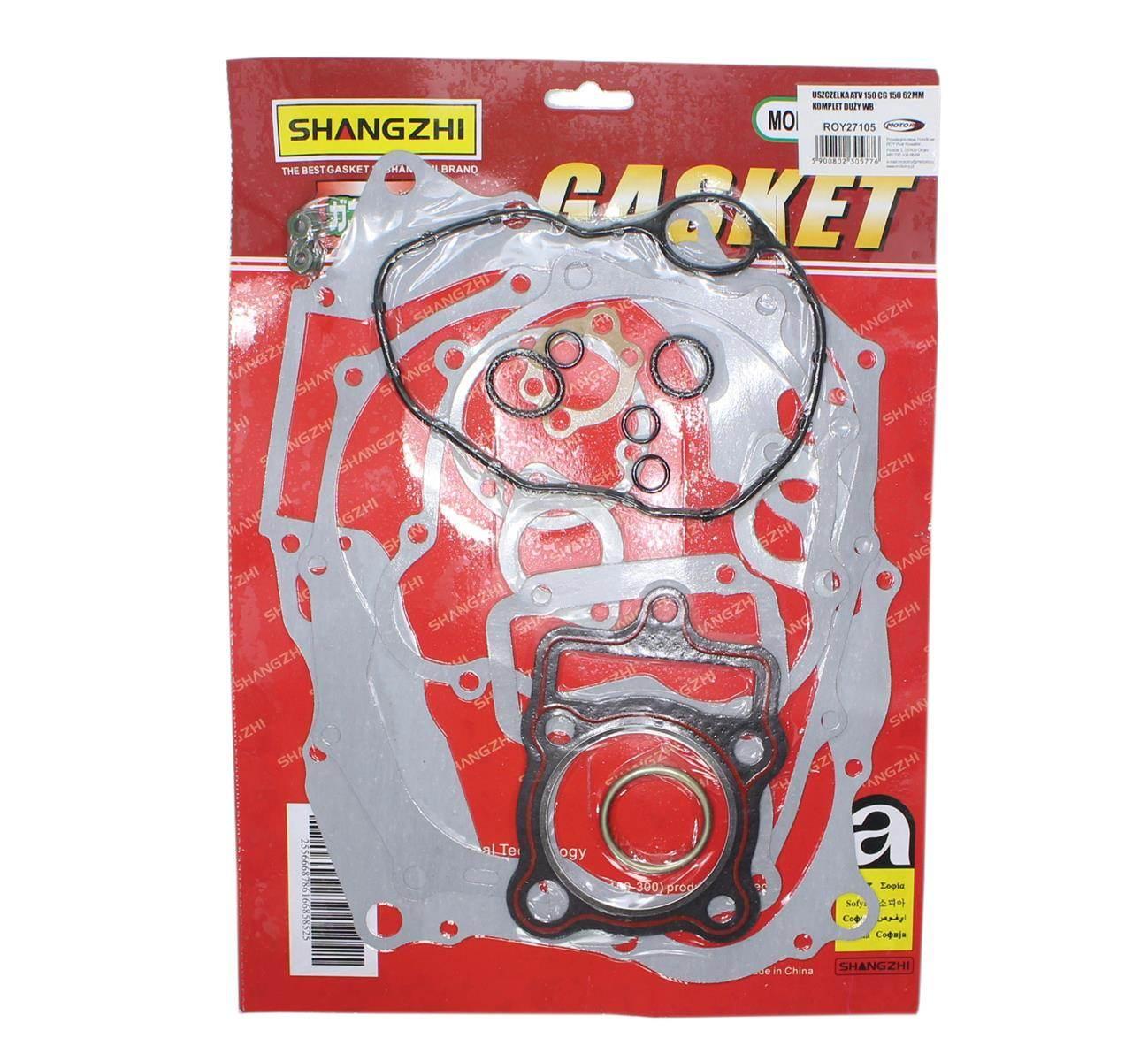 Uszczelka Atv 150 Cg 150 62Mm Komplet Duży Wb - zdjęcie 2