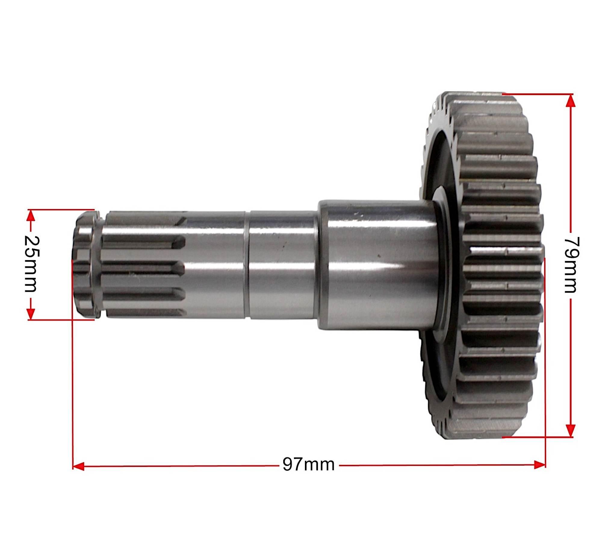 Wałek przekładni kymco mxu 250 23431-LCA5-E00 - zdjęcie 3