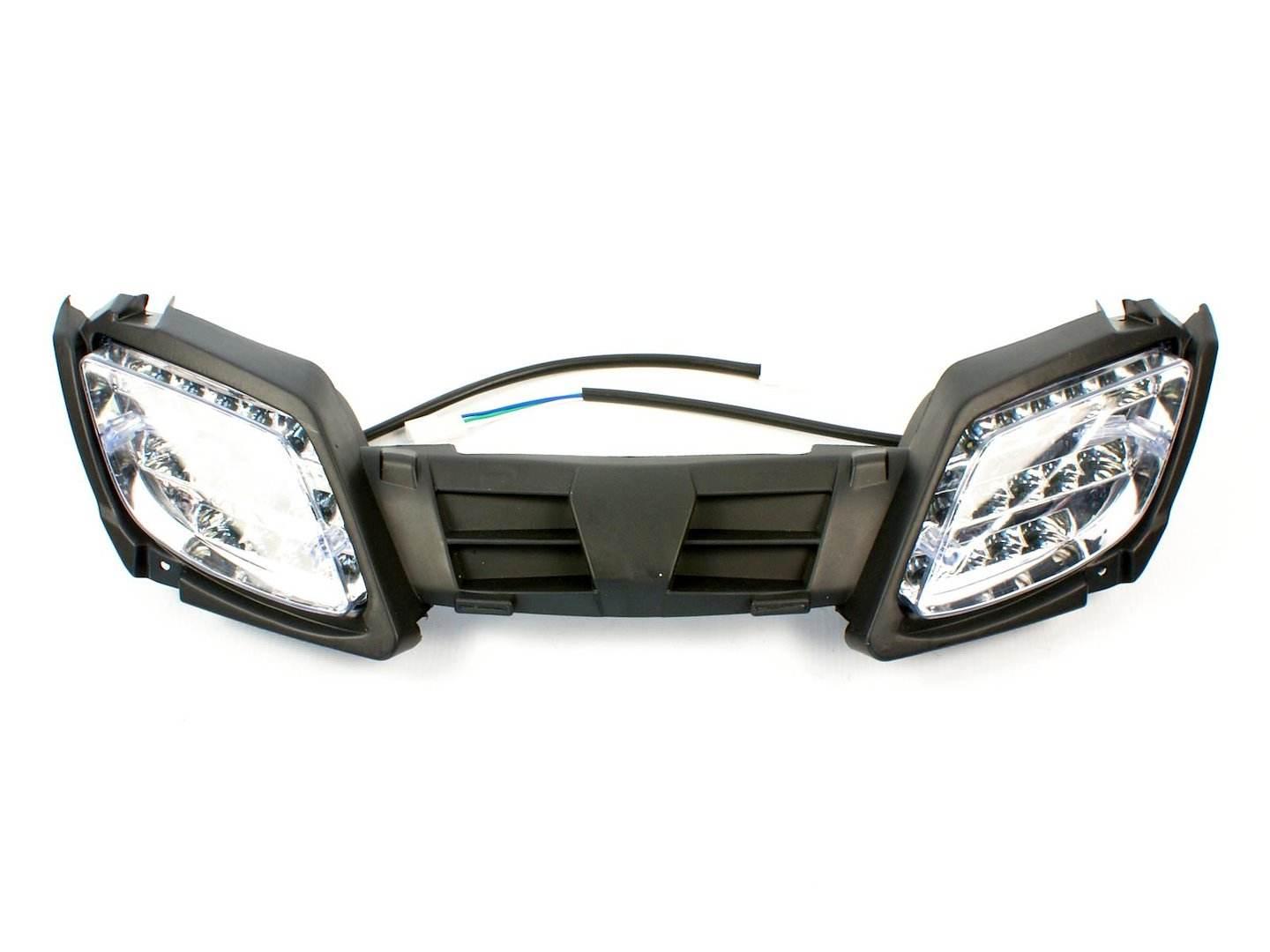 Lampy Przód Atv 125 Led Lewa / Prawa Komplet Z Plastikiem Fuxin Wb