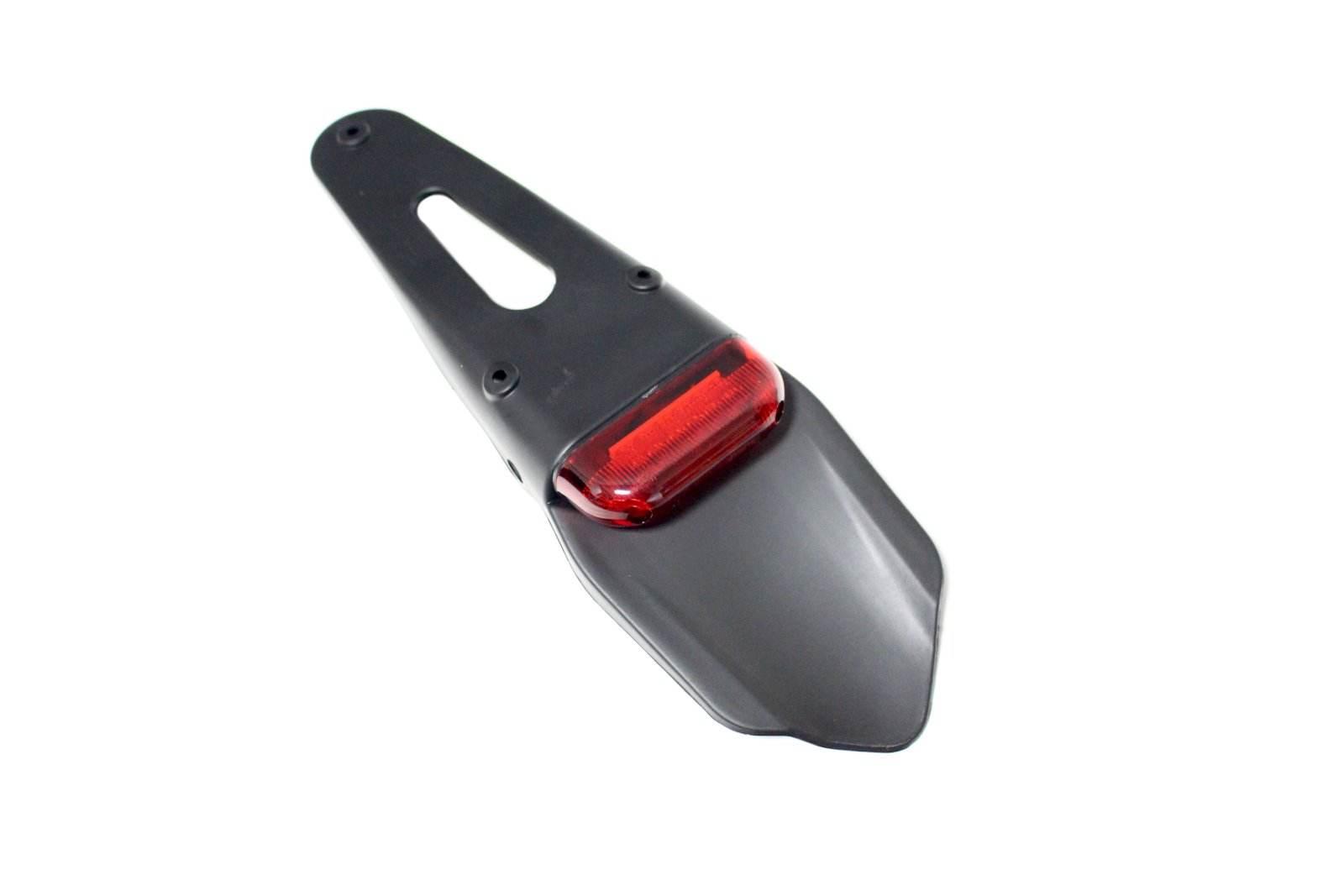 Błotnik Tył Cross Czarny Z Lampą Led Oxf-11766 Ox