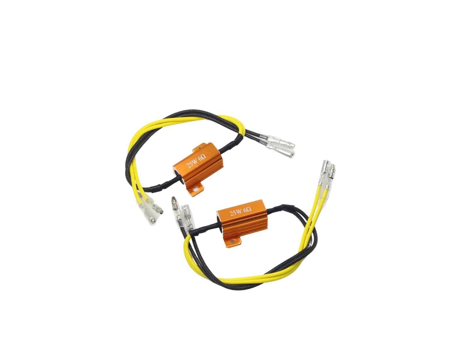 Rezystory Oporniki Do Kierunkowskazów Lamp Led 25W 6 Ohm 12V Oxf-90654 Kpl.