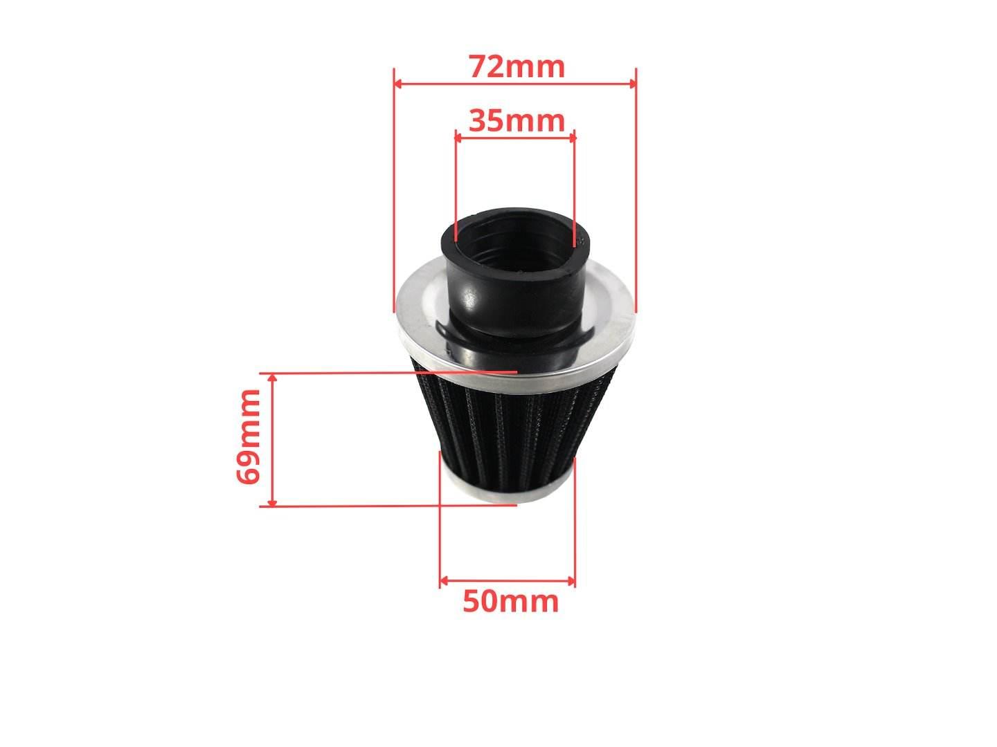 Filtr Powietrza Stożek Fi - 35Mm Prosty Oxf-500 Ox - zdjęcie 3