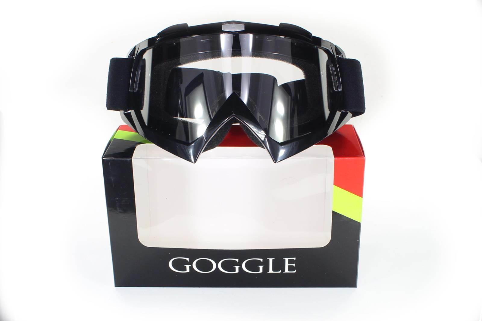 Gogle Motocykl Quad Cross Atv Czarne Oxf-3027 Ox