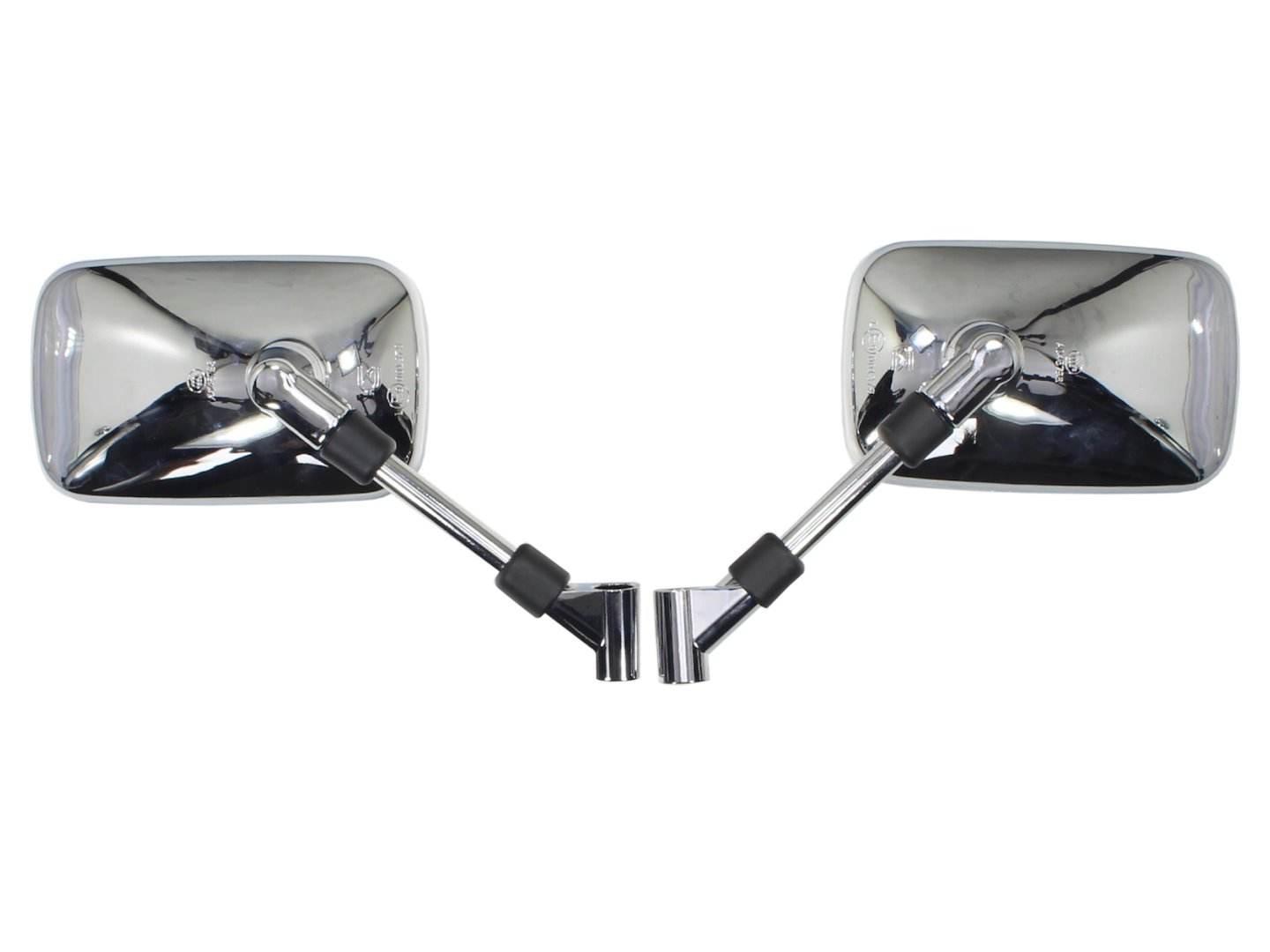Lusterka Motocyklowe Skuter Atv Motorower Chrom M10 Oxf-1442 E9 - zdjęcie 3