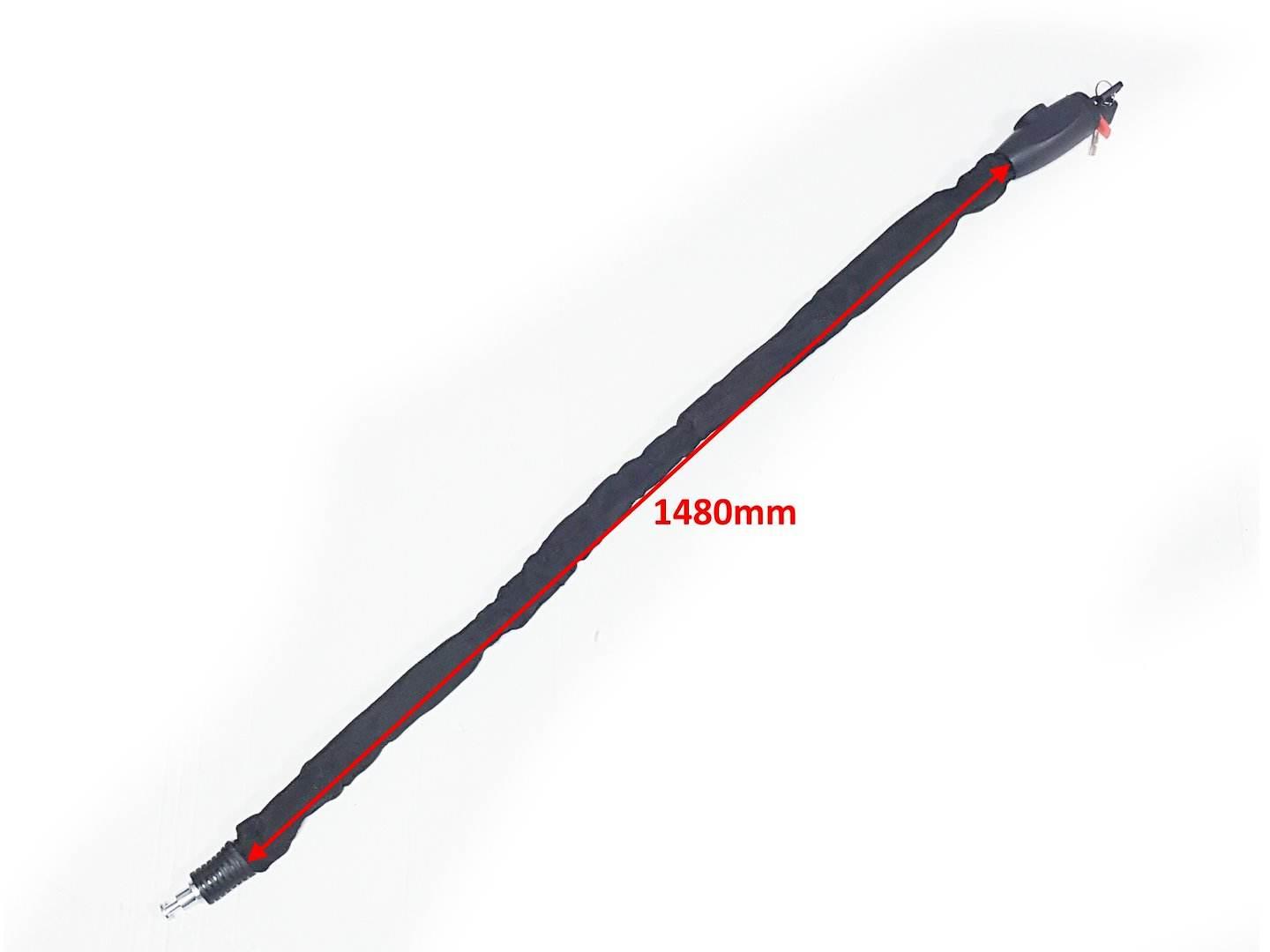 Blokada Przeciwkradzieżowa Łańcuch/Kluczyk 1.5M Oxf-3347 Dł 8Mm*1.5M Ox - zdjęcie 2