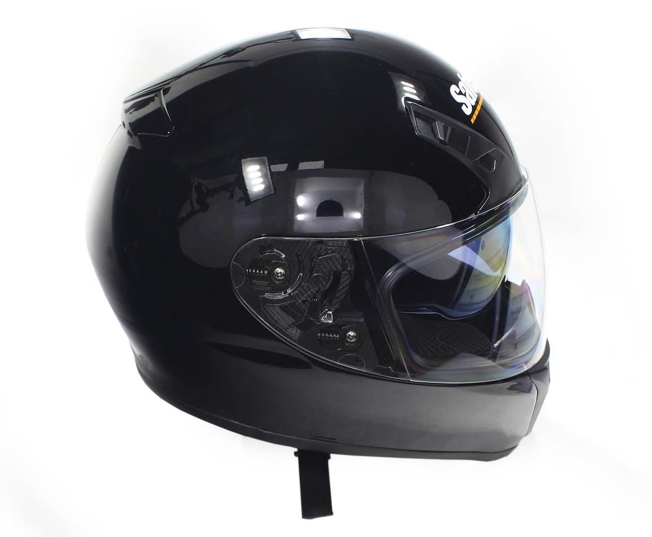 Kask Safebet Hf-125A Black S (Brak Ece) Fmvss 218 - zdjęcie 4