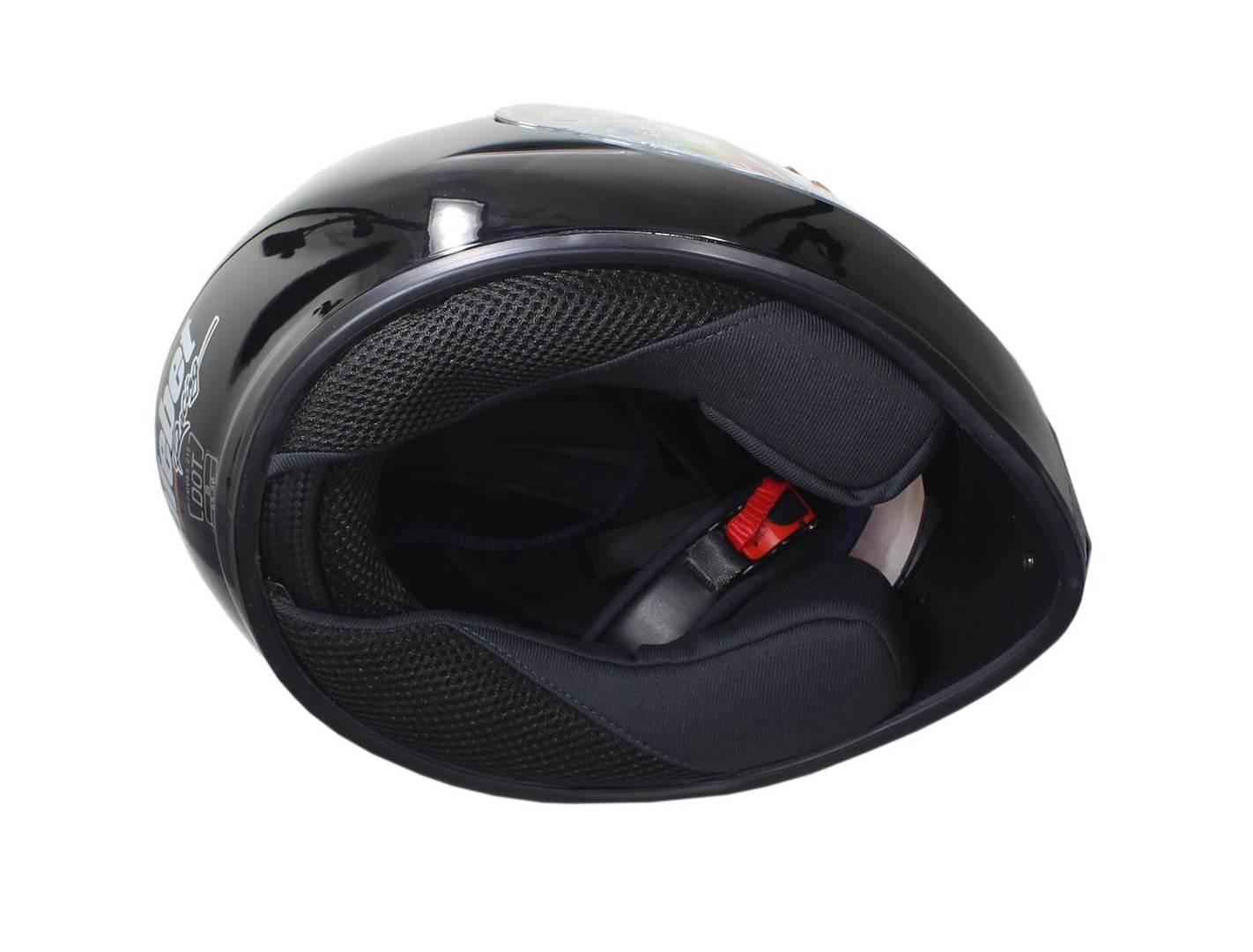 Kask Safebet Hf-125A Black S (Brak Ece) Fmvss 218 - zdjęcie 5