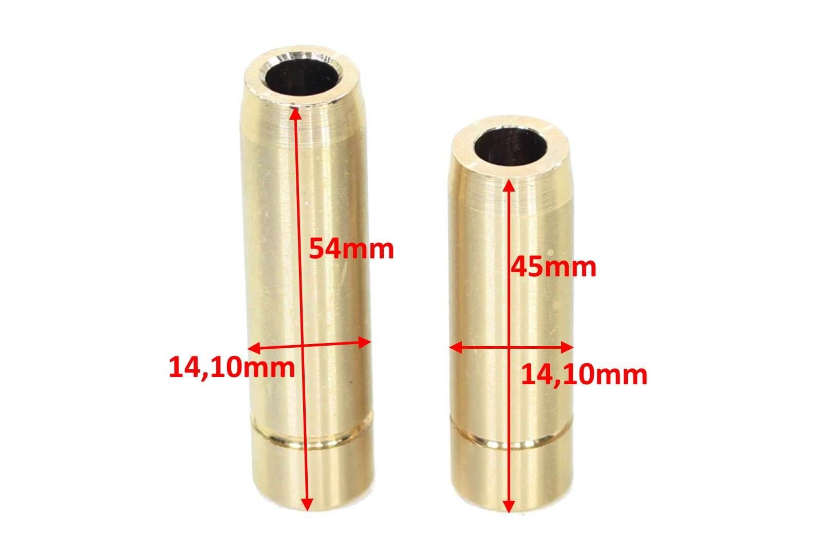 Prowadnica Zaworu Simson Awo 14,10Mm Brąz L-45/54 Kpl. Di - zdjęcie 3