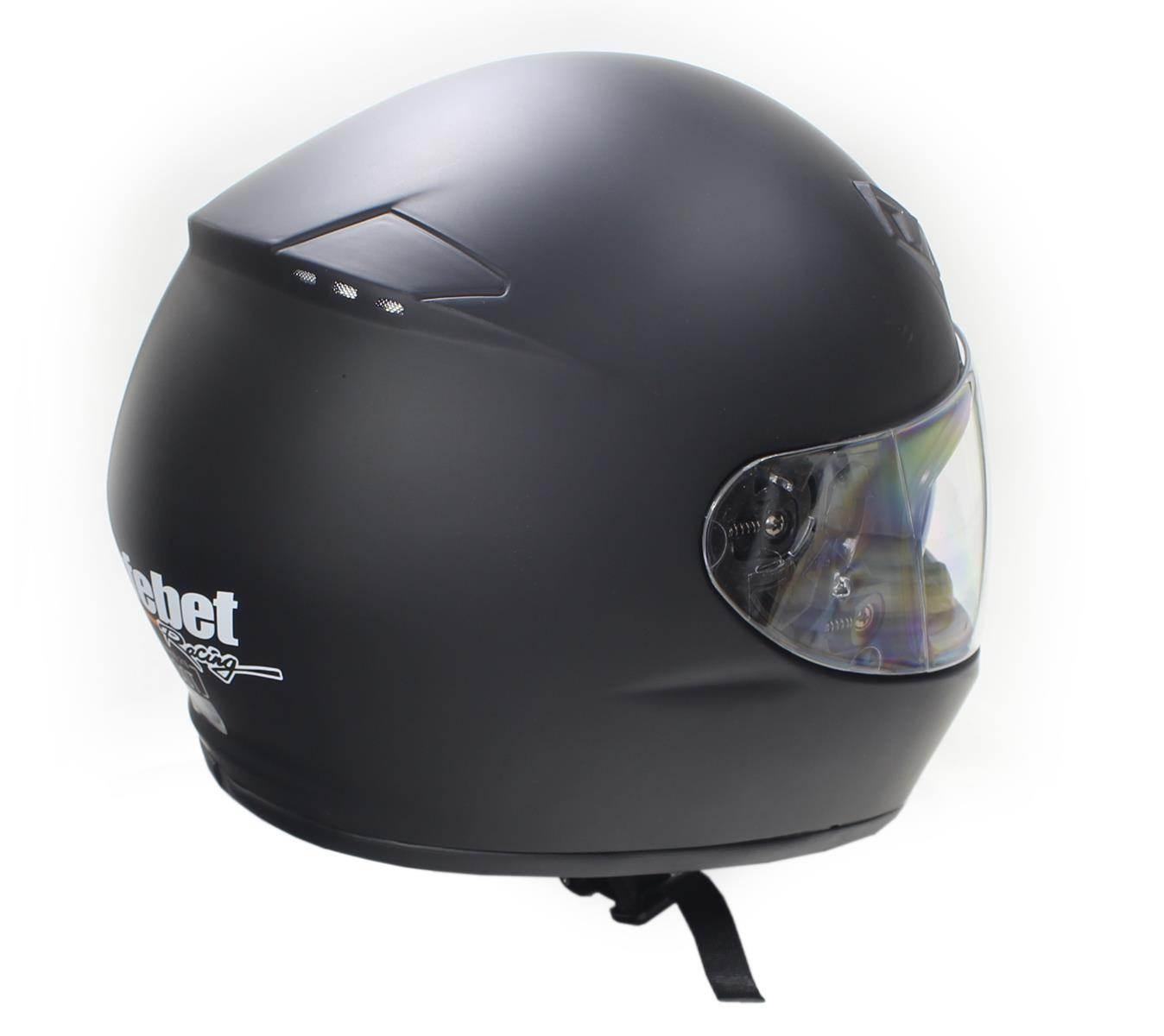 Kask Safebet Hf-125A Flat Black S (Brak Ece) Fmvss 218 - zdjęcie 2