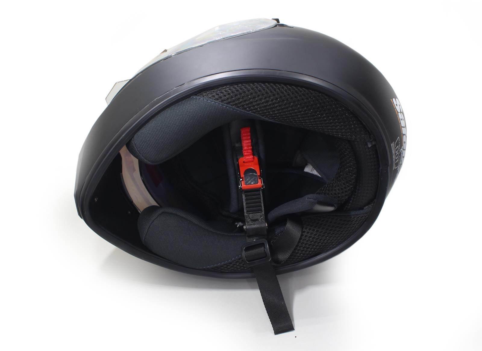 Kask Safebet Hf-125A Flat Black S (Brak Ece) Fmvss 218 - zdjęcie 5