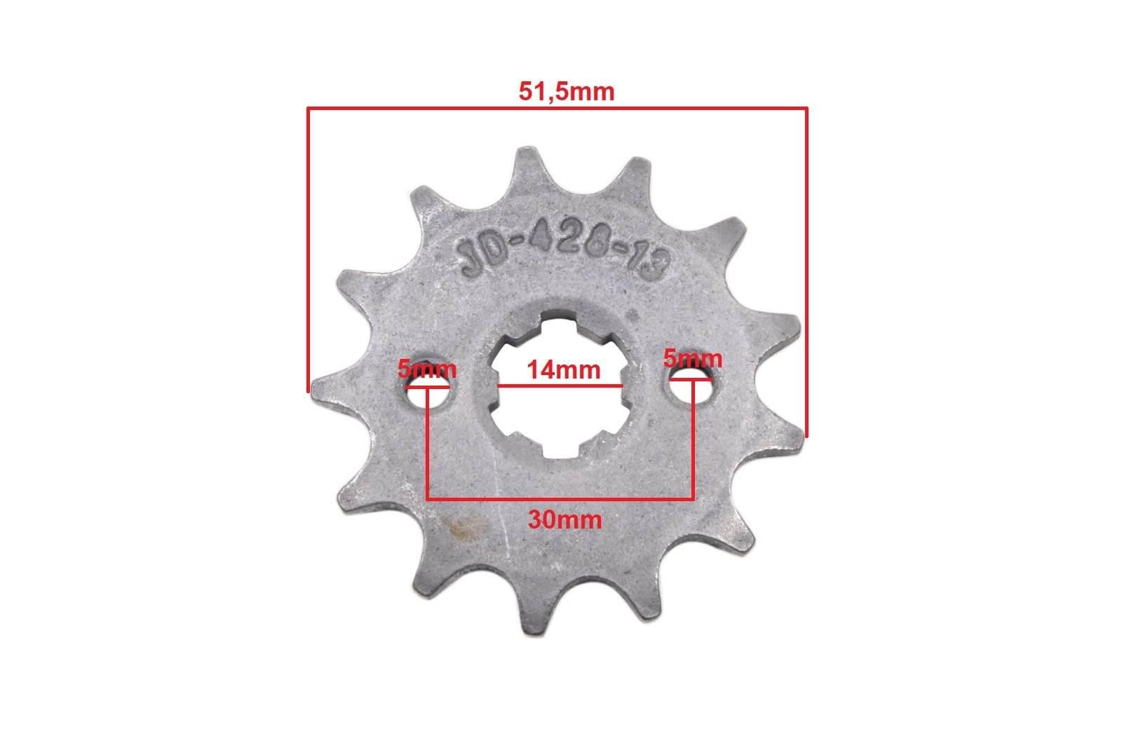 Zębatka Przód 428-13Z 14X17Mm Router Ws 50 Hb - zdjęcie 2