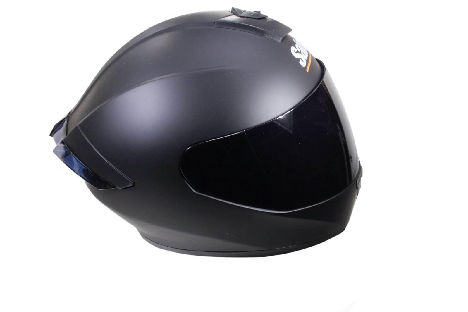 Kask Safebet Hf-126S Flat Black S Ciemna Szyba (Brak Ece) - zdjęcie 4