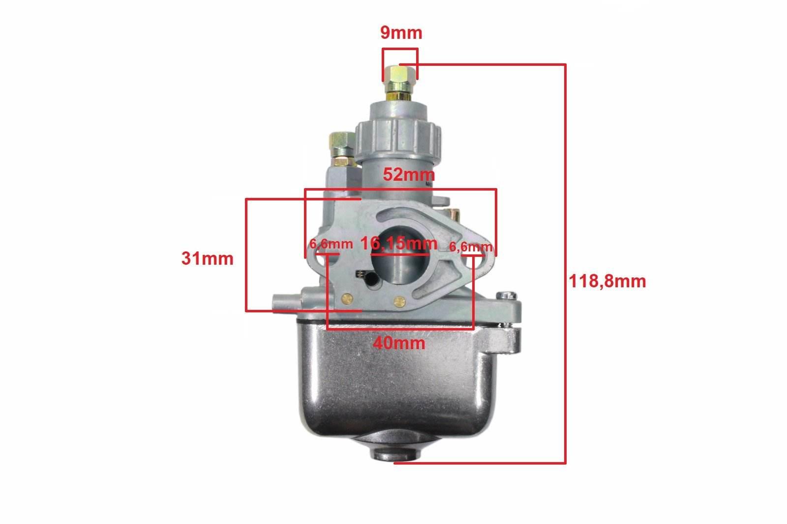 Gaźnik Simson S50 S51 S70 Sr50 16N3-4 Duells Di - zdjęcie 2