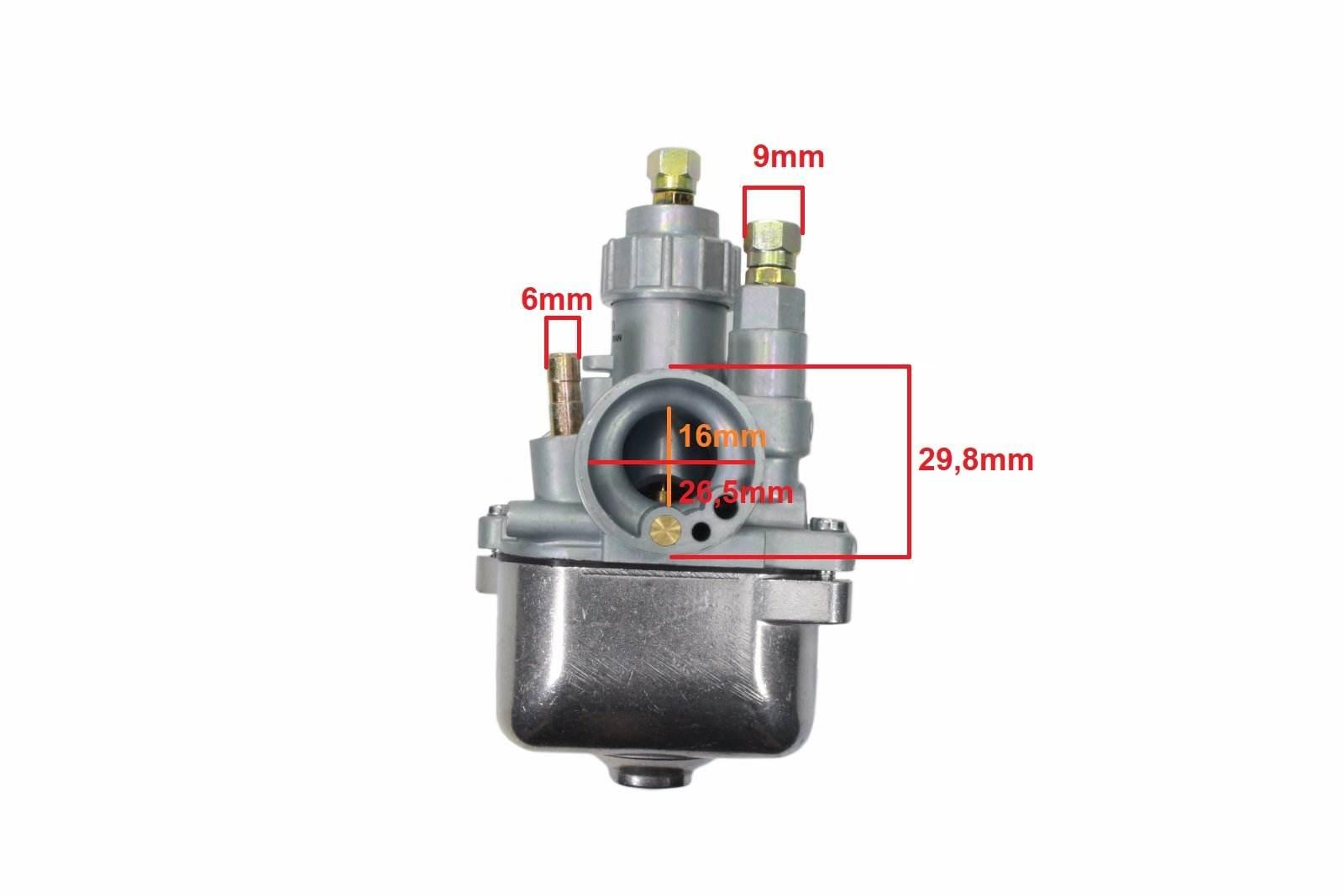 Gaźnik Simson S50 S51 S70 Sr50 16N3-4 Duells Di - zdjęcie 3