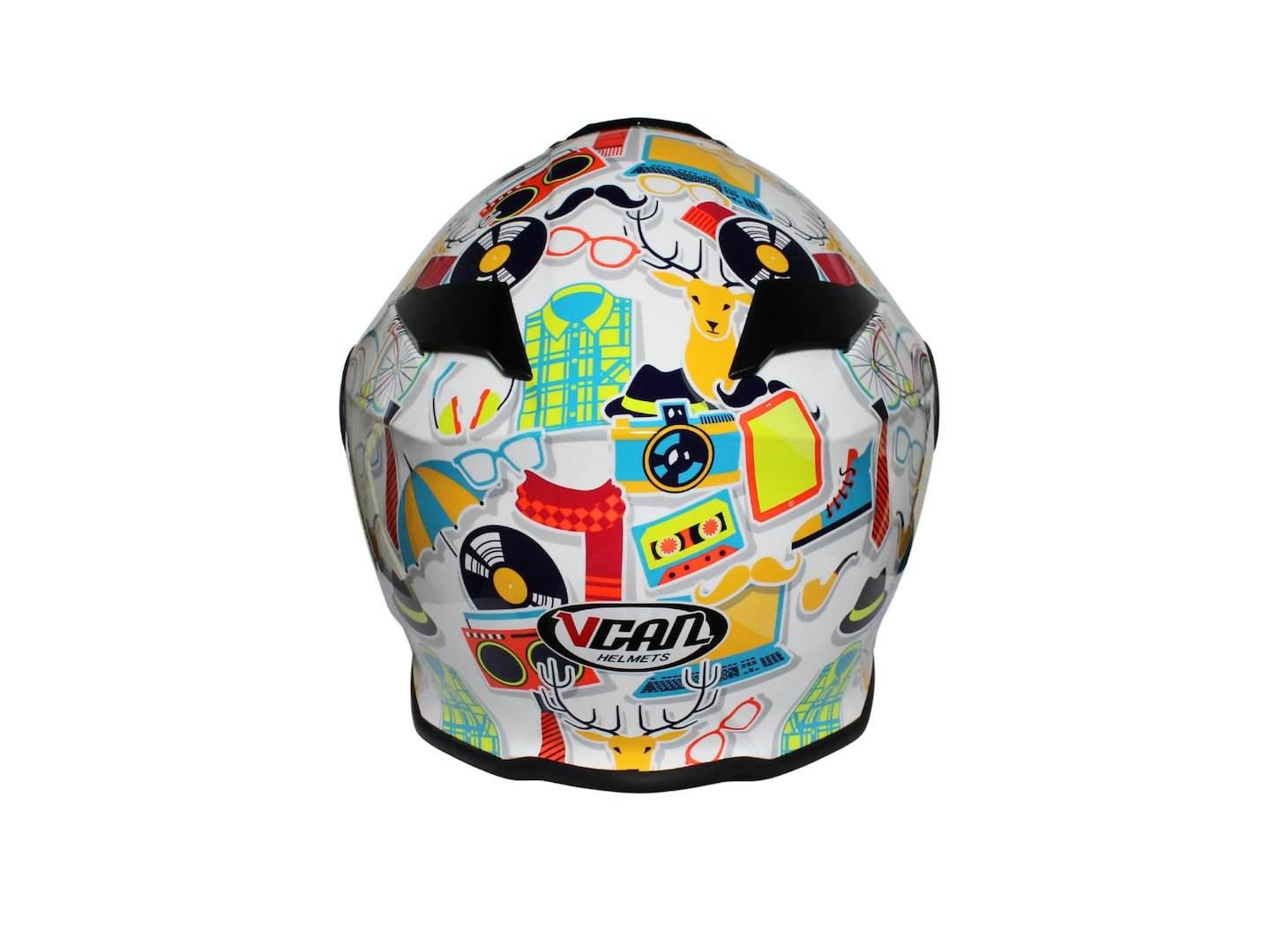 Kask Vcan H271 White Modern L - zdjęcie 5