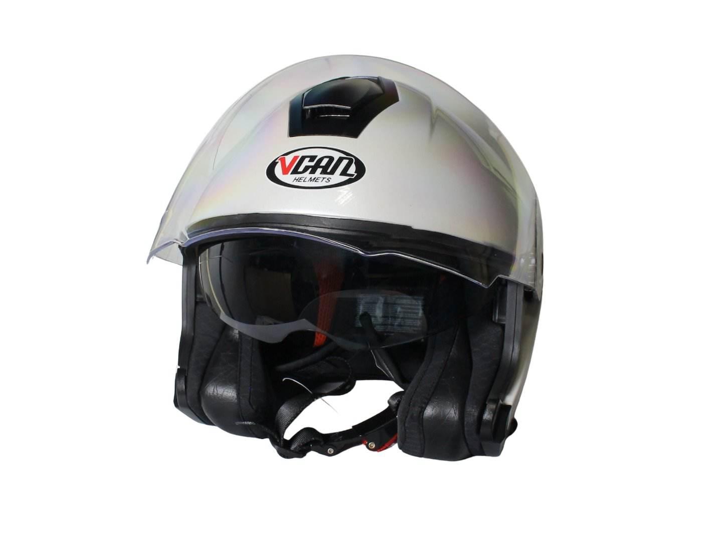 Kask Vcan H586 Pearl White L - zdjęcie 2