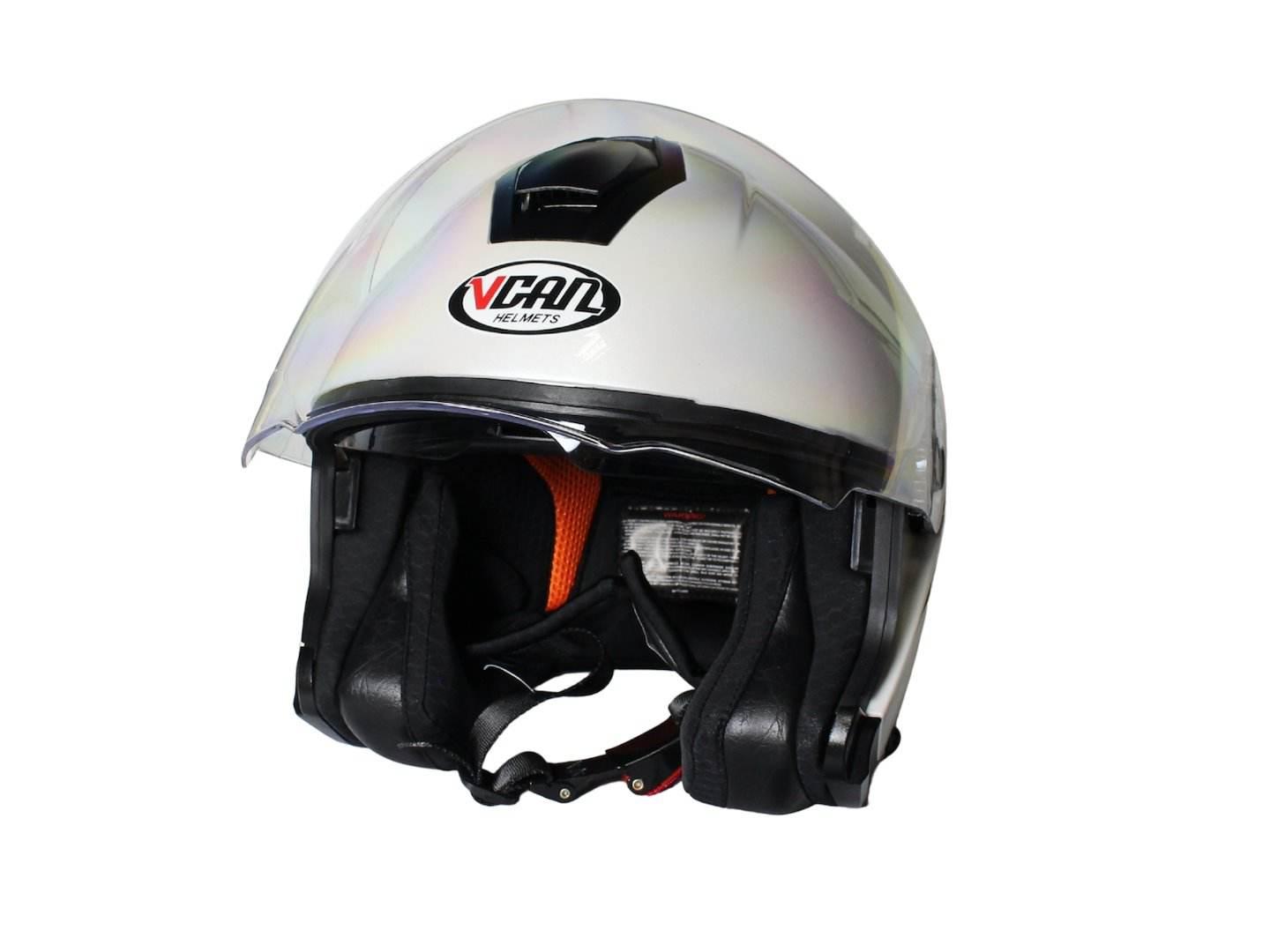 Kask Vcan H586 Pearl White L - zdjęcie 3