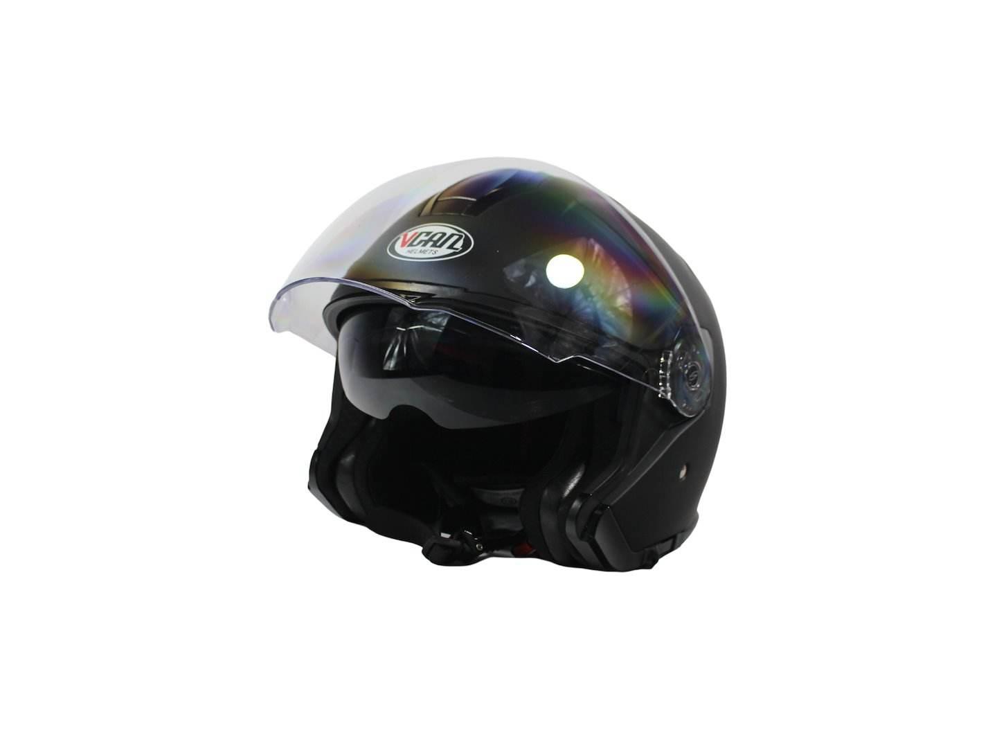 Kask Vcan H586 Flat Black Xl - zdjęcie 2