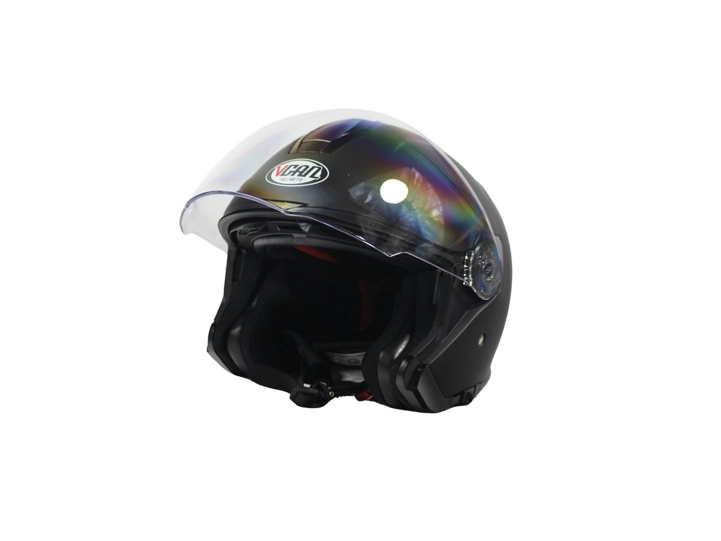 Kask Vcan H586 Flat Black Xl - zdjęcie 3