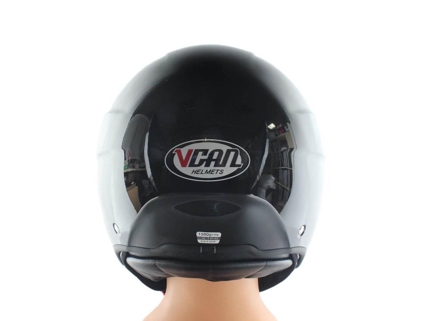 Kask Vcan H595 Black Xl - zdjęcie 3