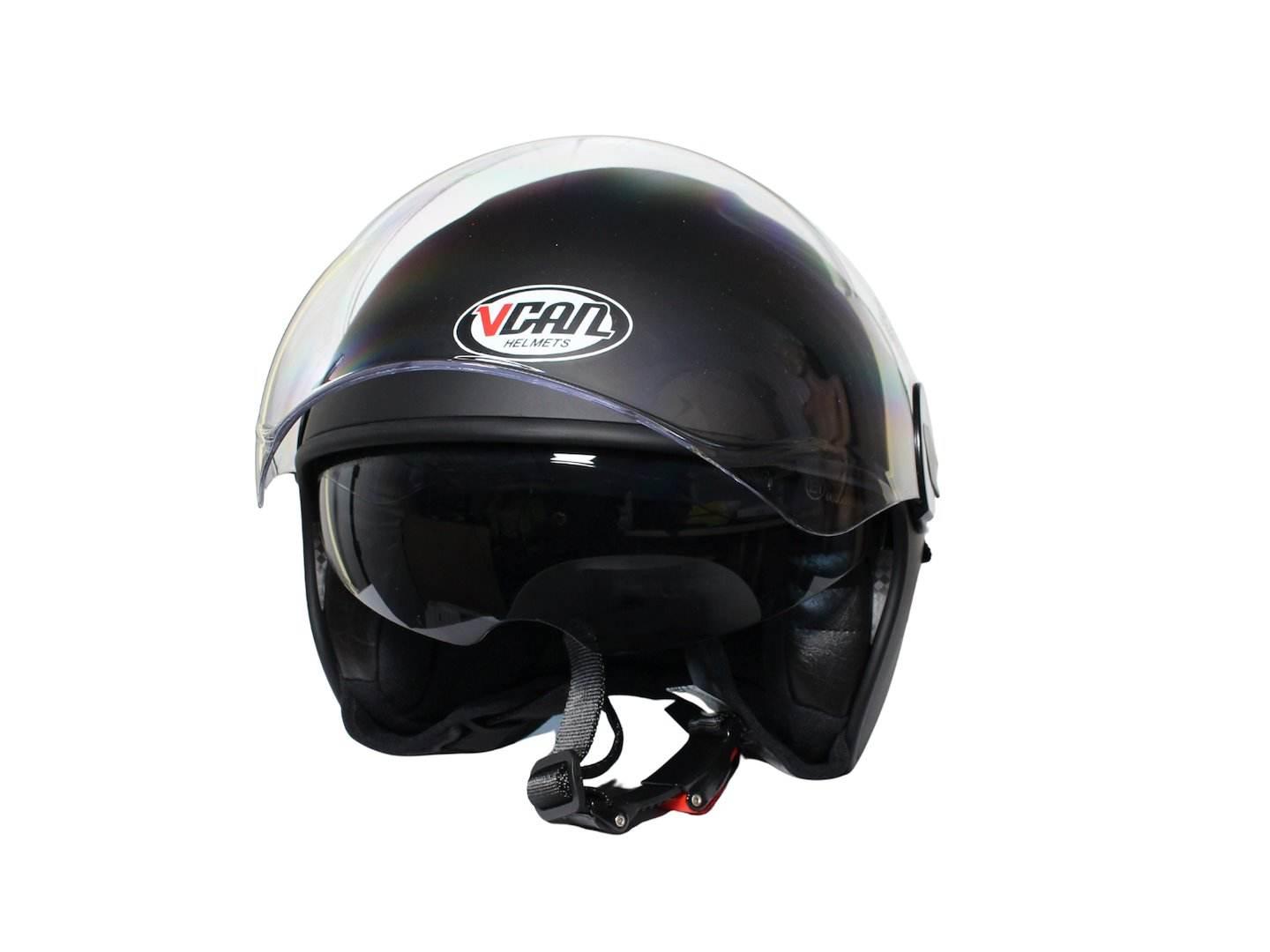 Kask Vcan H595 Flat Black S - zdjęcie 2
