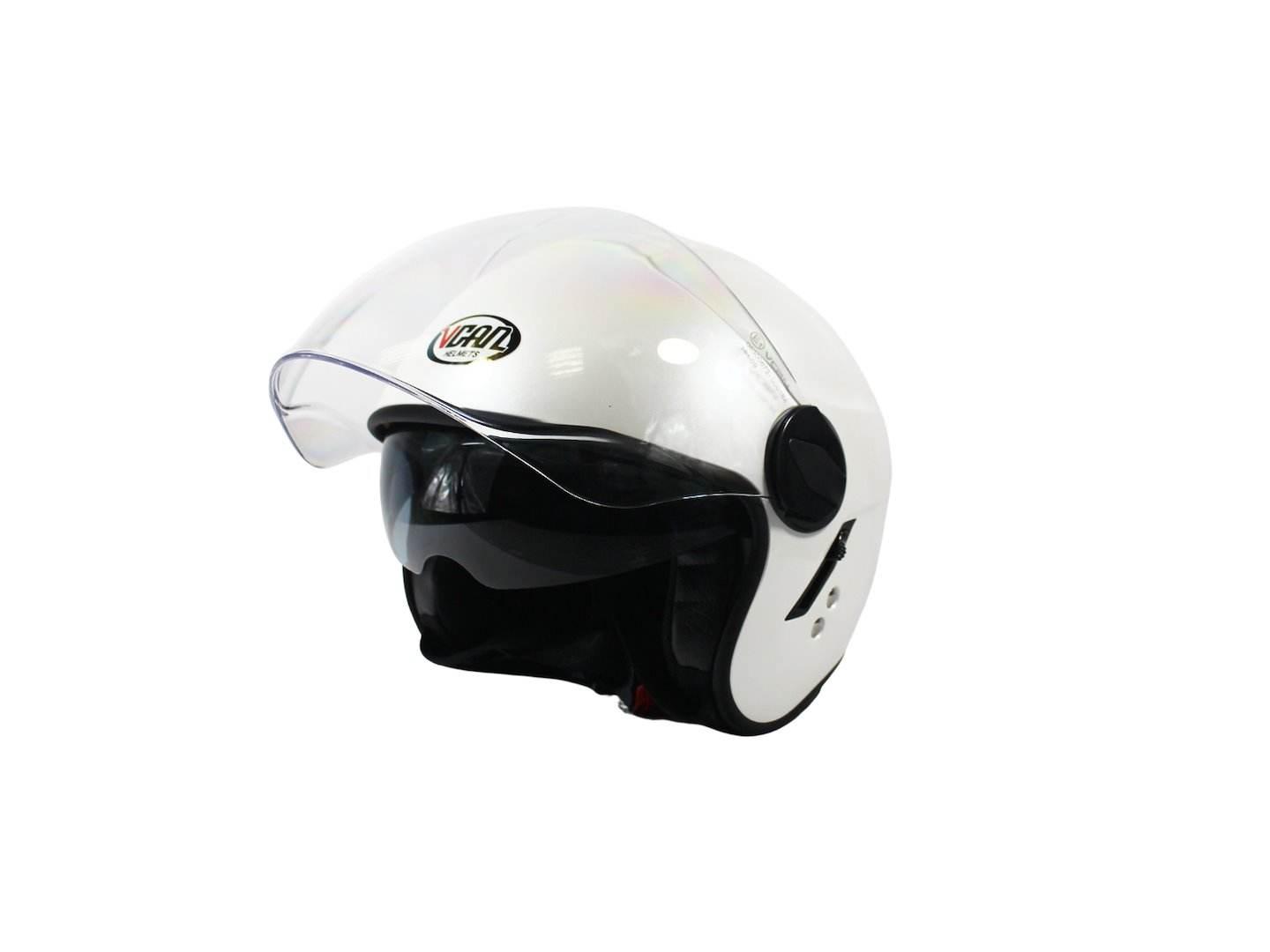 Kask Vcan H595 Pearl White M - zdjęcie 2