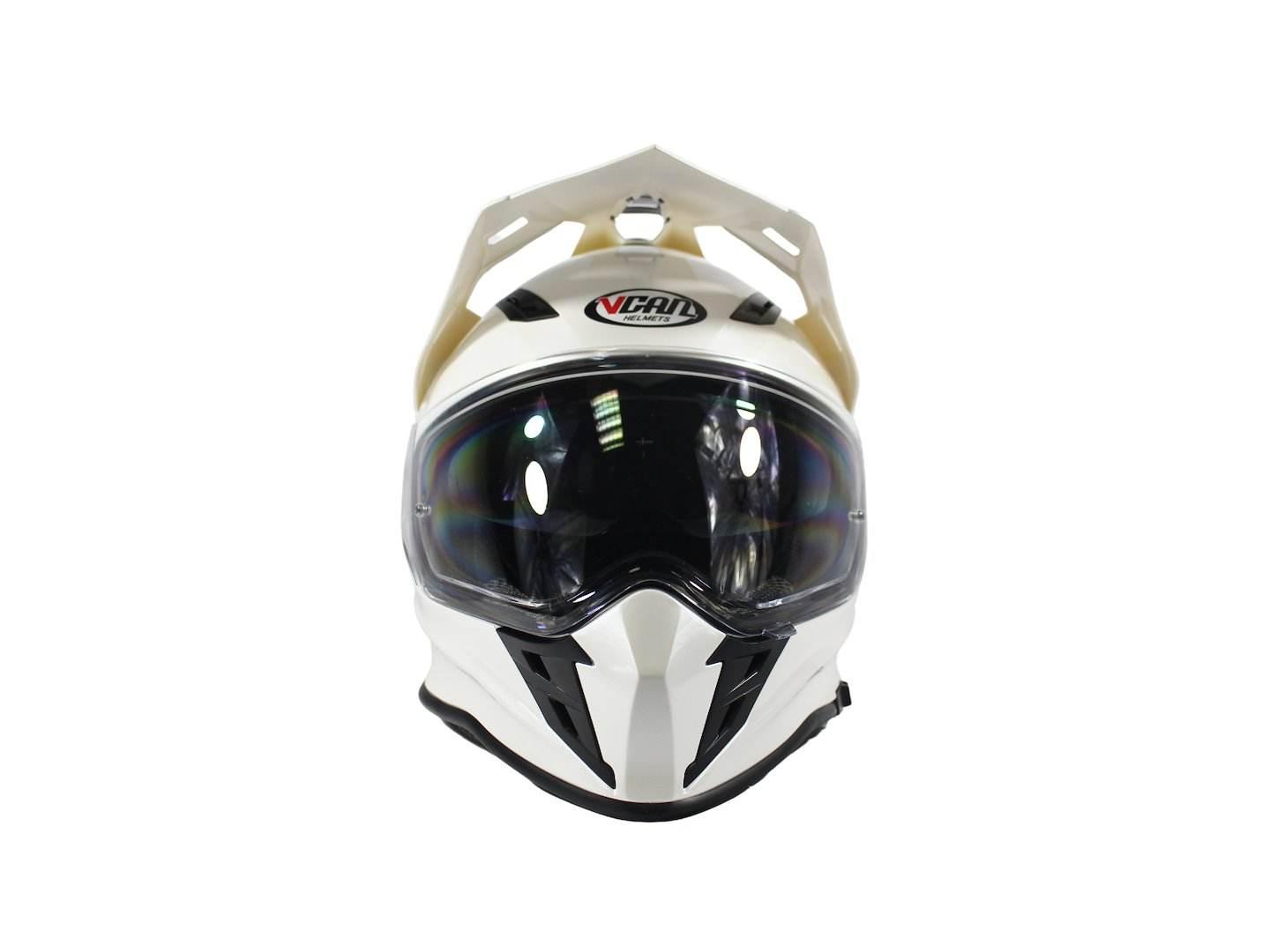 Kask Vcan H331 Pearl White M - zdjęcie 4