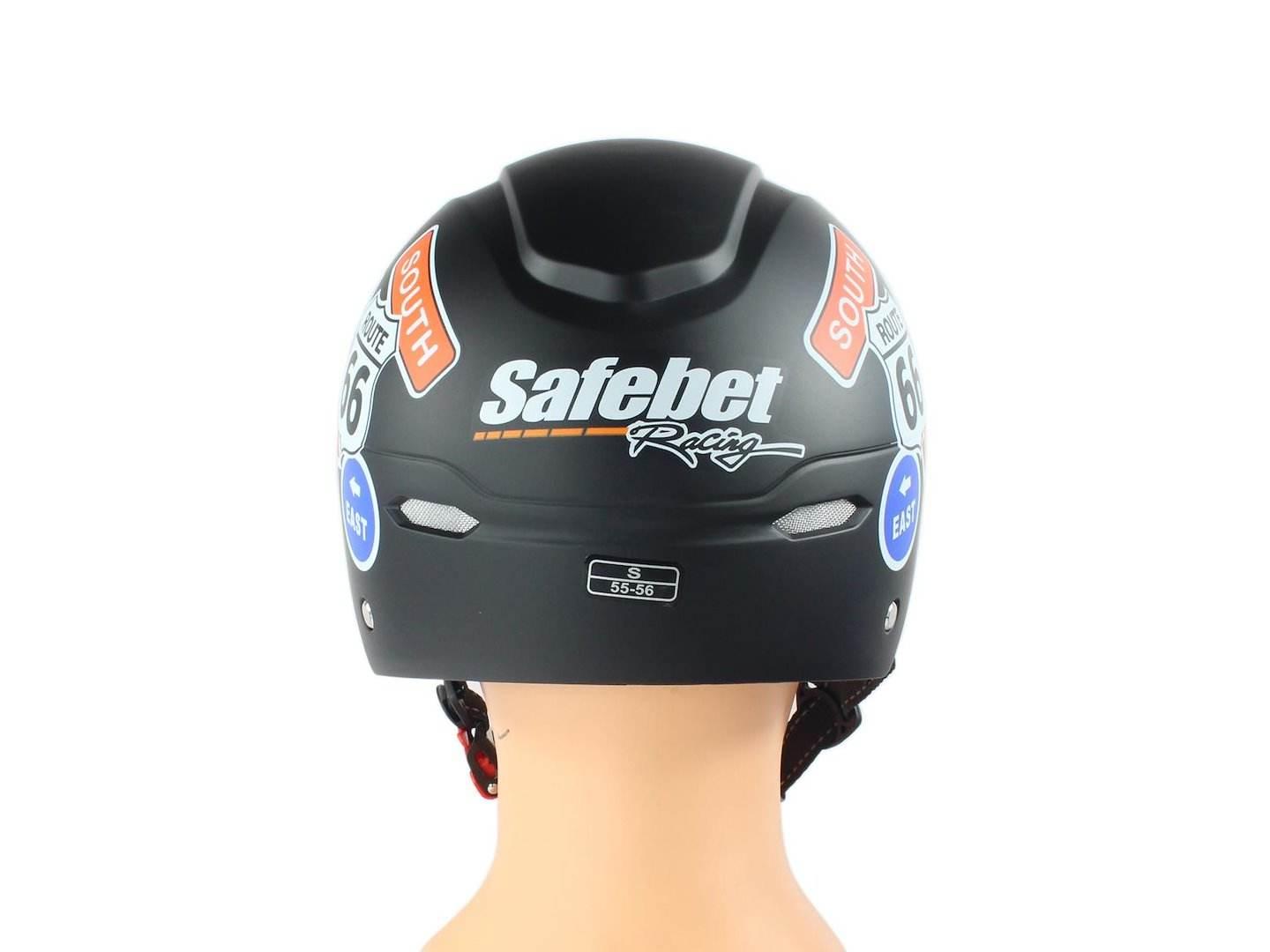 Kask Safebet Hf-333 Flat Black X29 S (Brak Ece) - zdjęcie 3