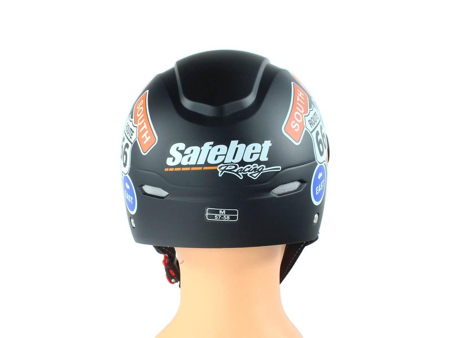 Kask Safebet Hf-333 Flat Black X29 M (Brak Ece) - zdjęcie 3