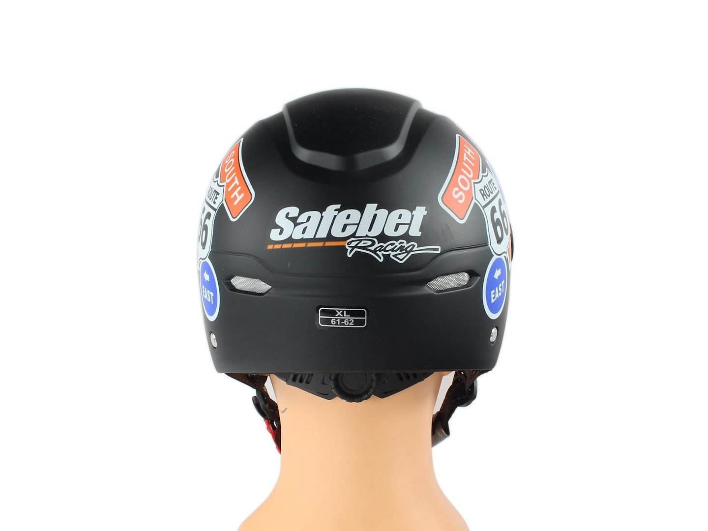 Kask Safebet Hf-333 Flat Black X29 Xl (Brak Ece) - zdjęcie 3
