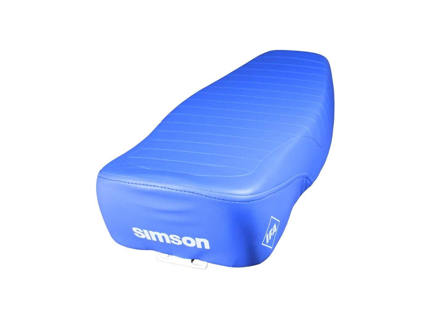 Siedzenie Simson Enduro Pikowane Niebieskie - zdjęcie 4