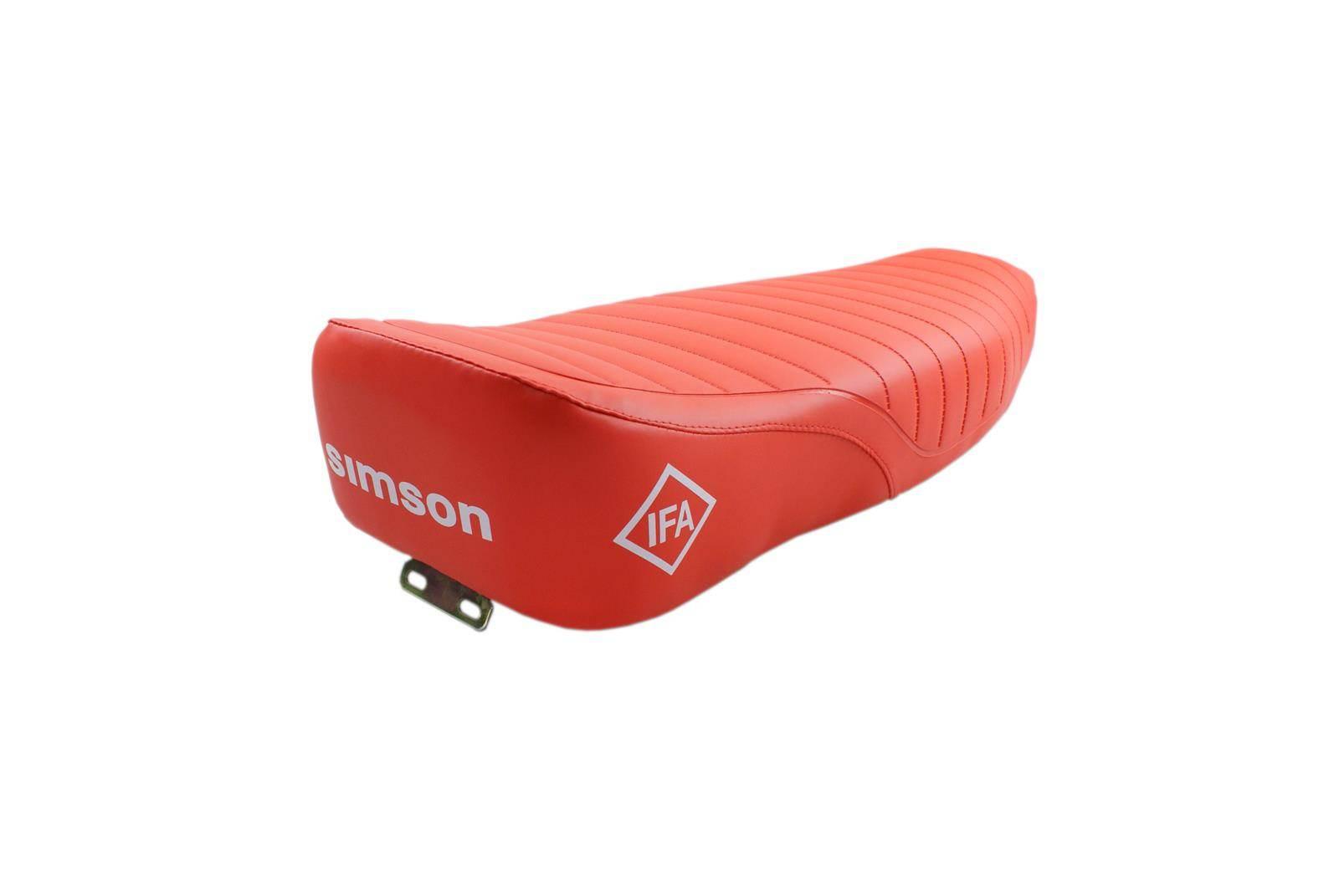 Siedzenie Simson Enduro Pikowane Czerwone - zdjęcie 2
