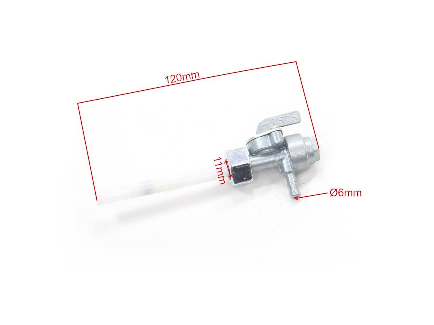 Kranik Paliwa Motorower Street 12Mm Shineray Hb - zdjęcie 2
