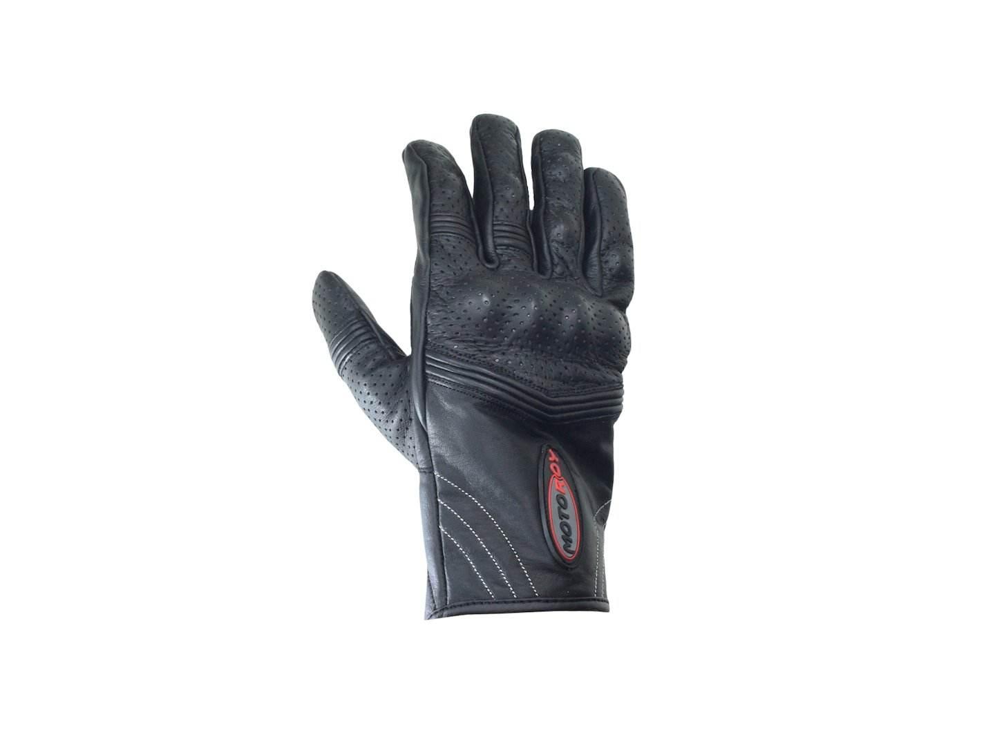 Rękawice Skórzane Vig-Art-Mrg-009 Czarne Xl - zdjęcie 3