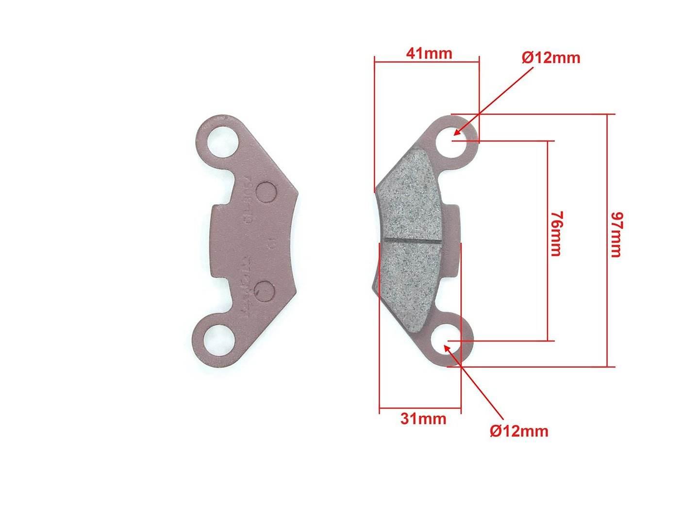 Klocki Hamulcowe Atv 200 Armour Tył New Hb - zdjęcie 2