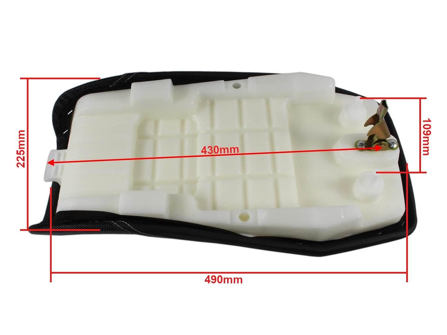 Siedzenie Atv 125G Armour Czarne New Hb - zdjęcie 4