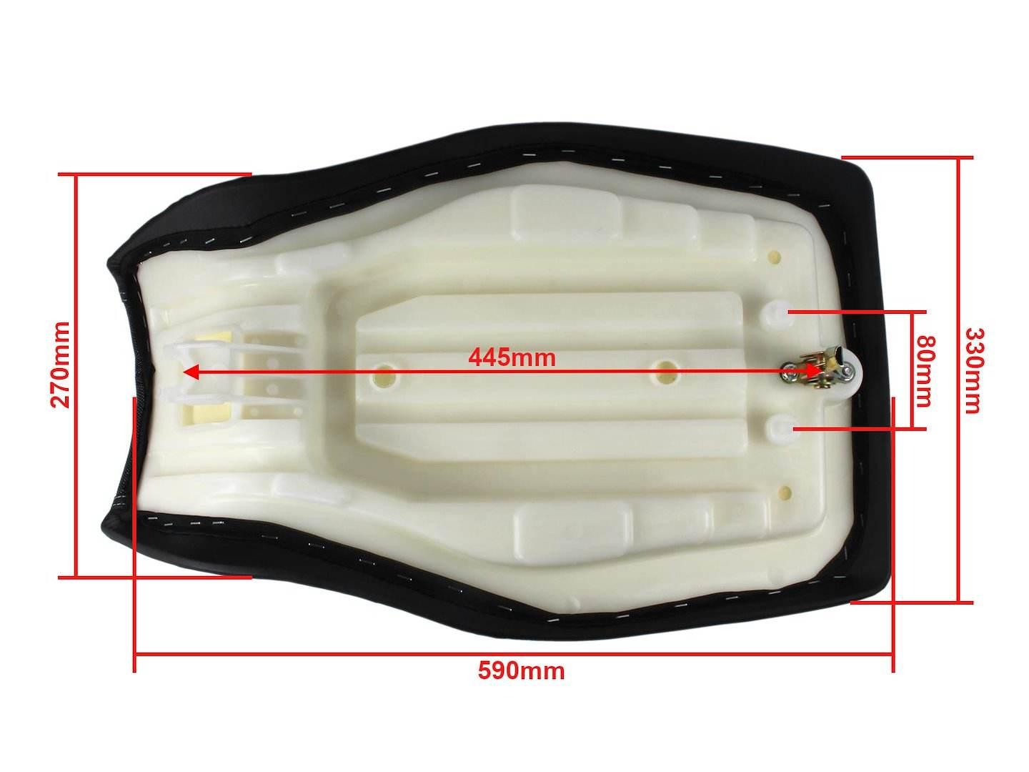 Siedzenie Atv 200 Armour Czarne New Hb - zdjęcie 4