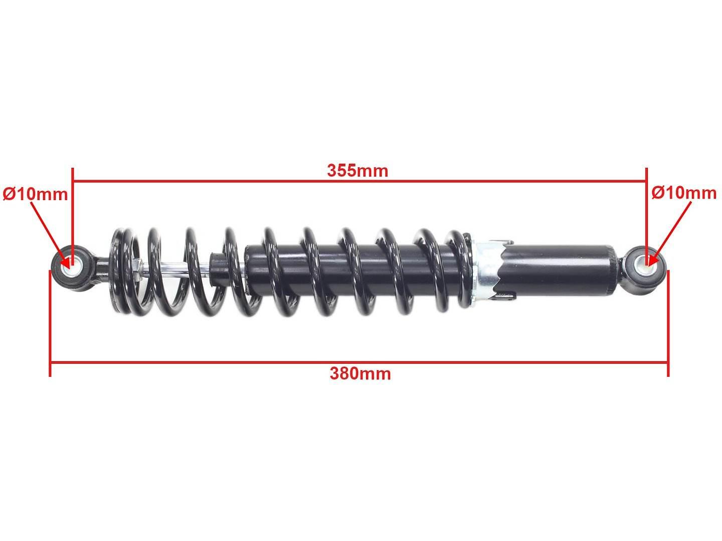 Amortyzator Przód Atv 125 Czarny 325Mm New Model Hb - zdjęcie 4