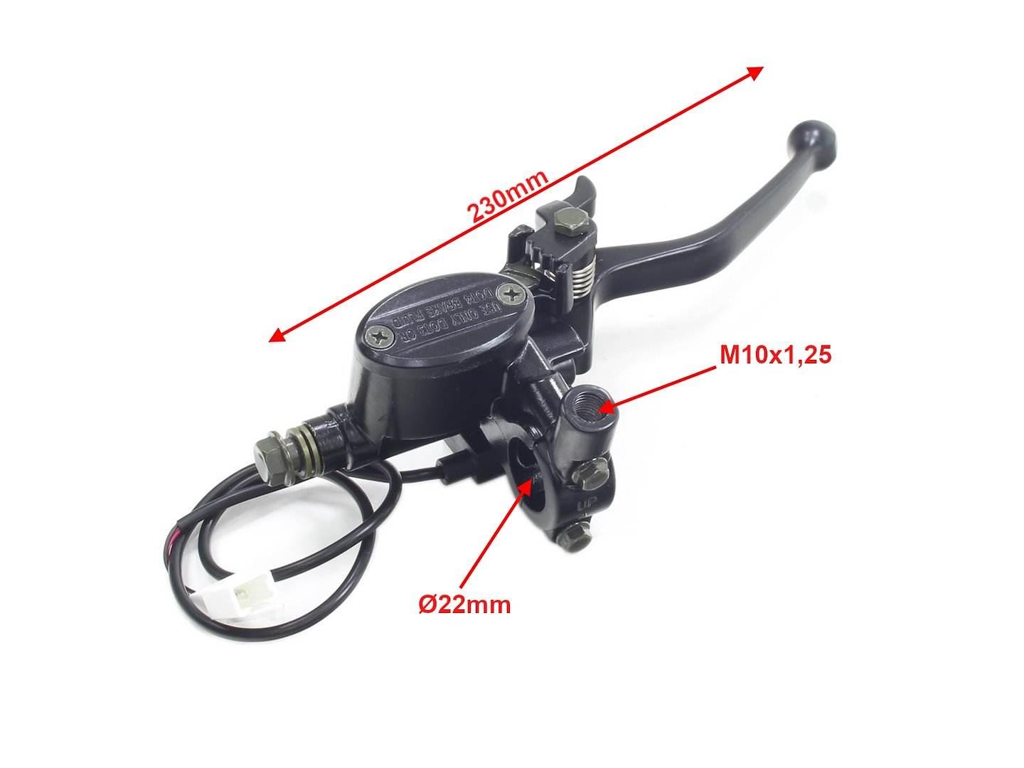 Pompa Hamulcowa Atv 125 Przód New Hb - zdjęcie 3