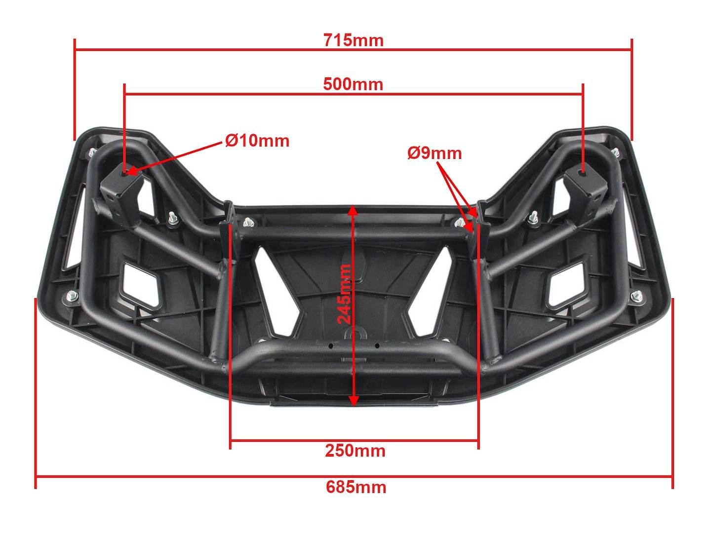 Bagażnik Przód Plastik Atv 125 Armour New Hb - zdjęcie 3