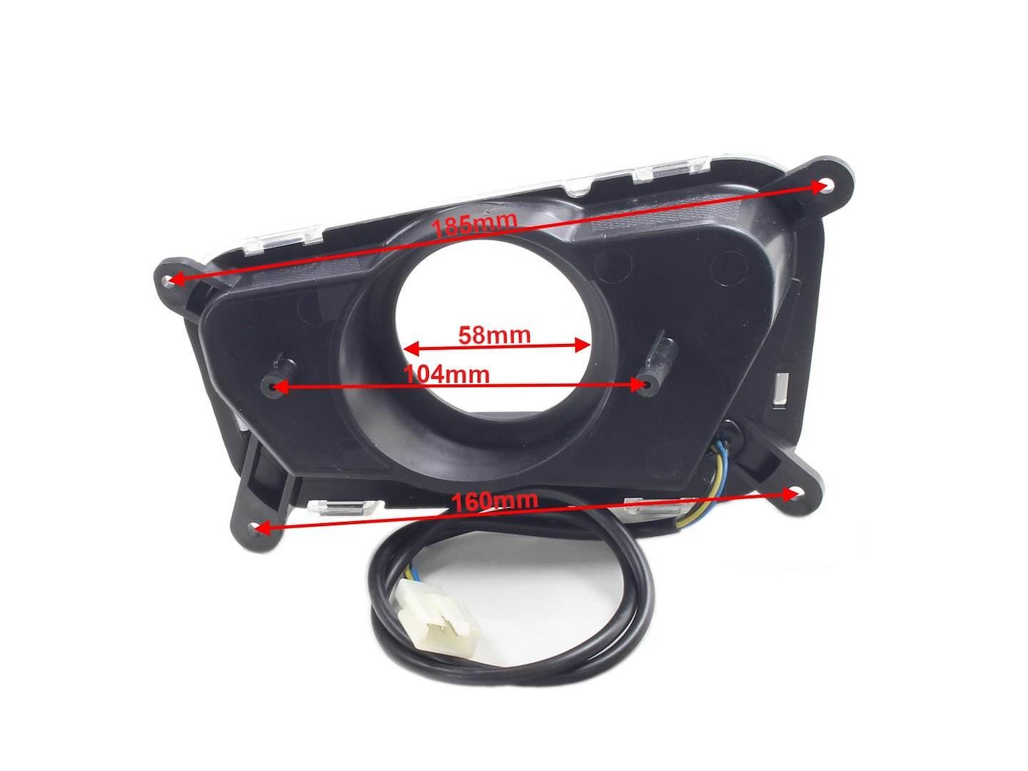 Lampa Przód Atv 125/200 Led Ring Klosz Lewa New Hb - zdjęcie 3